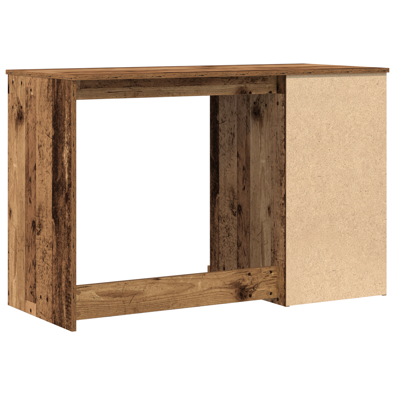 Desk with Storage Old Wood 50x115x75 cm Engineered Wood - Image 6
