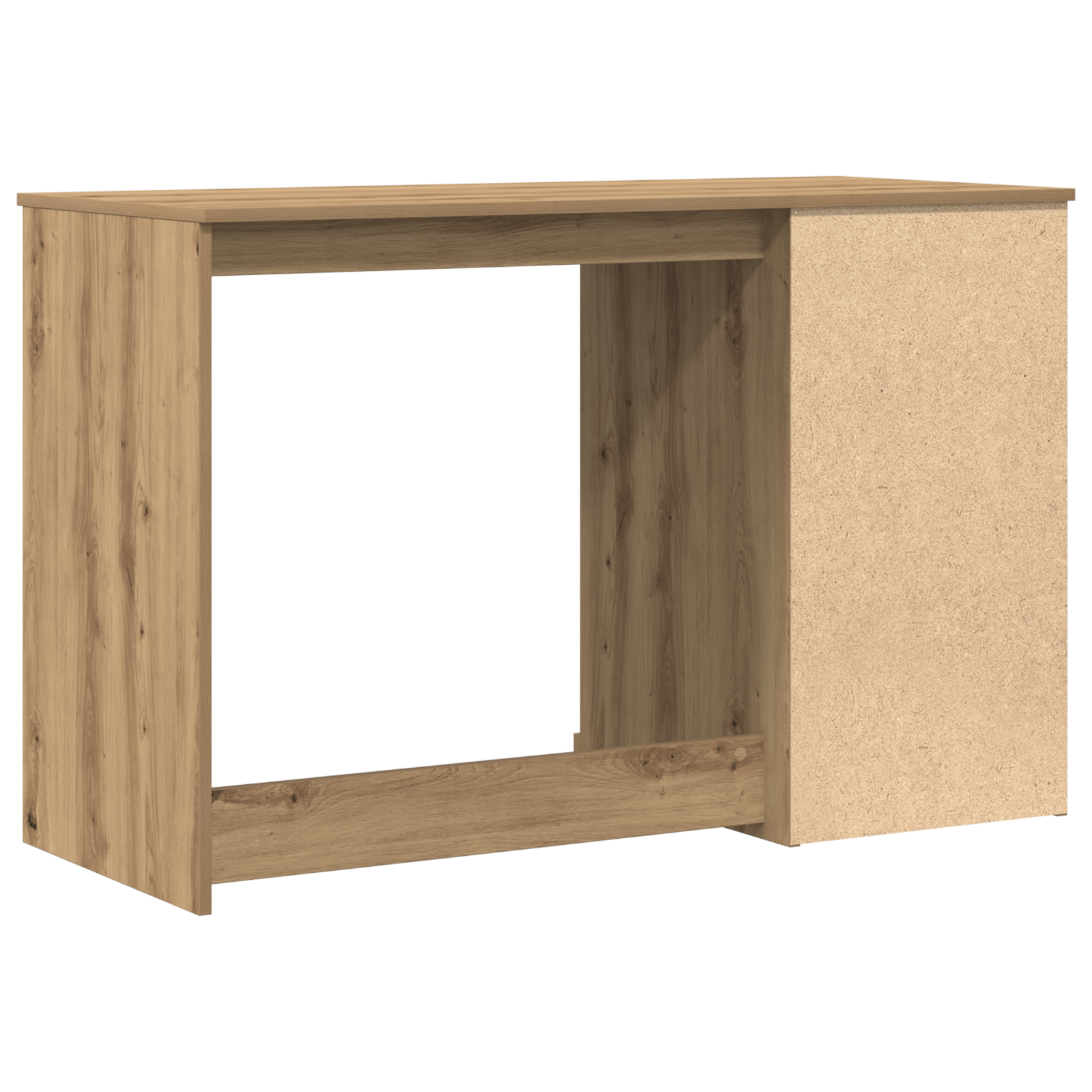 Desk with Storage Artisan Oak 50x115x75 cm Engineered Wood - Image 6