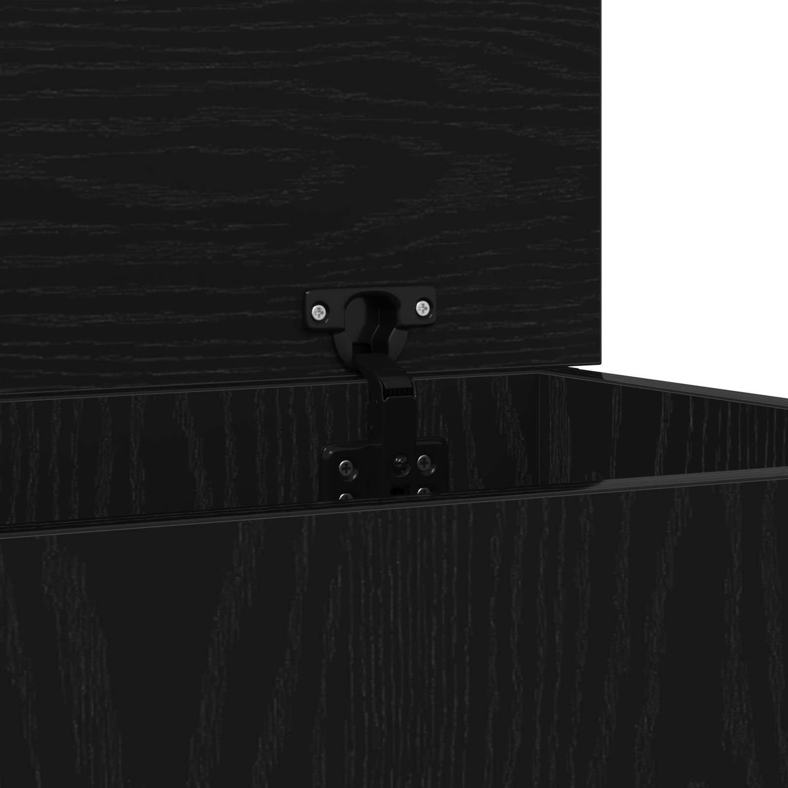 Storage Box Black Oak 50x30x28 cm Engineered Wood - Image 9