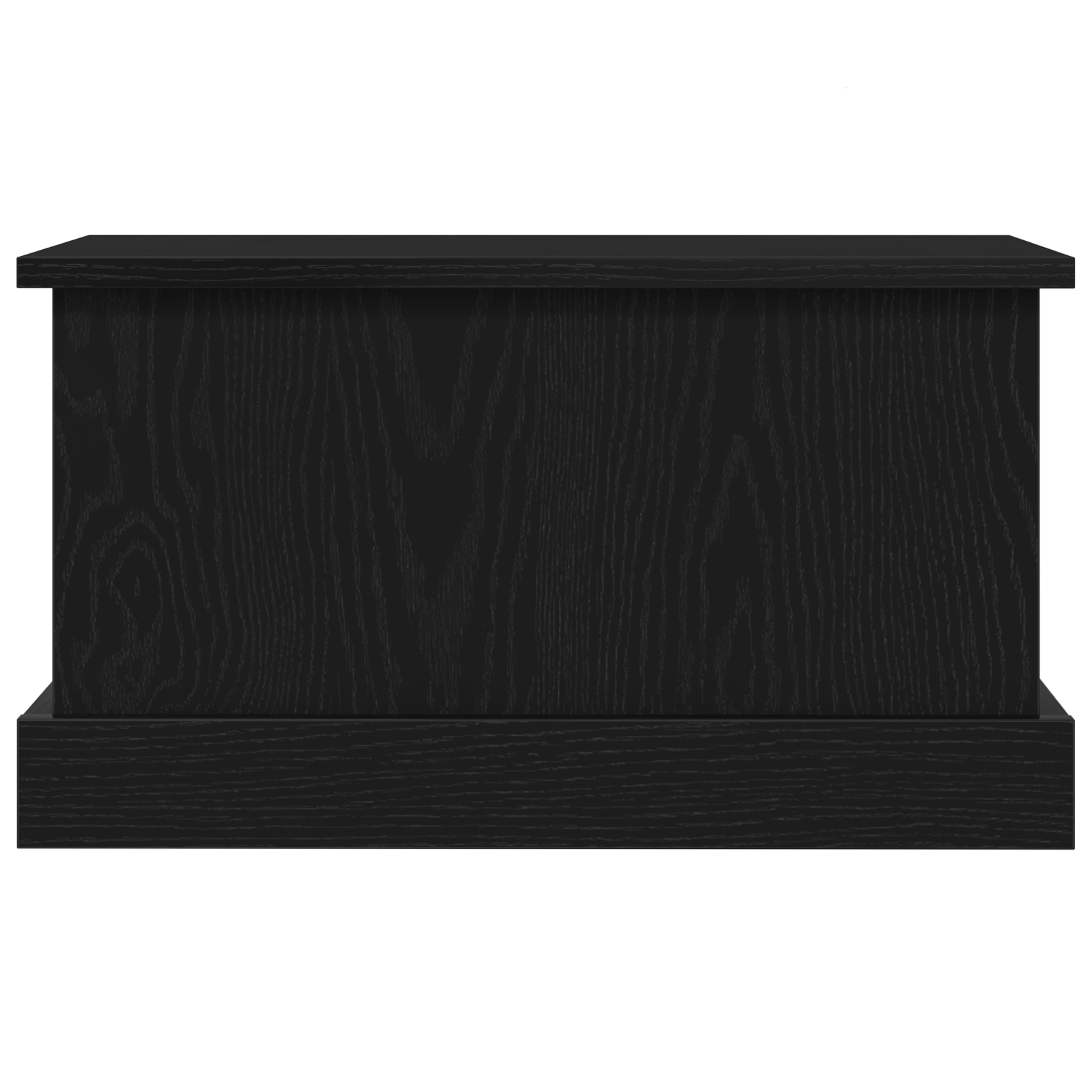 Storage Box Black Oak 50x30x28 cm Engineered Wood - Image 7