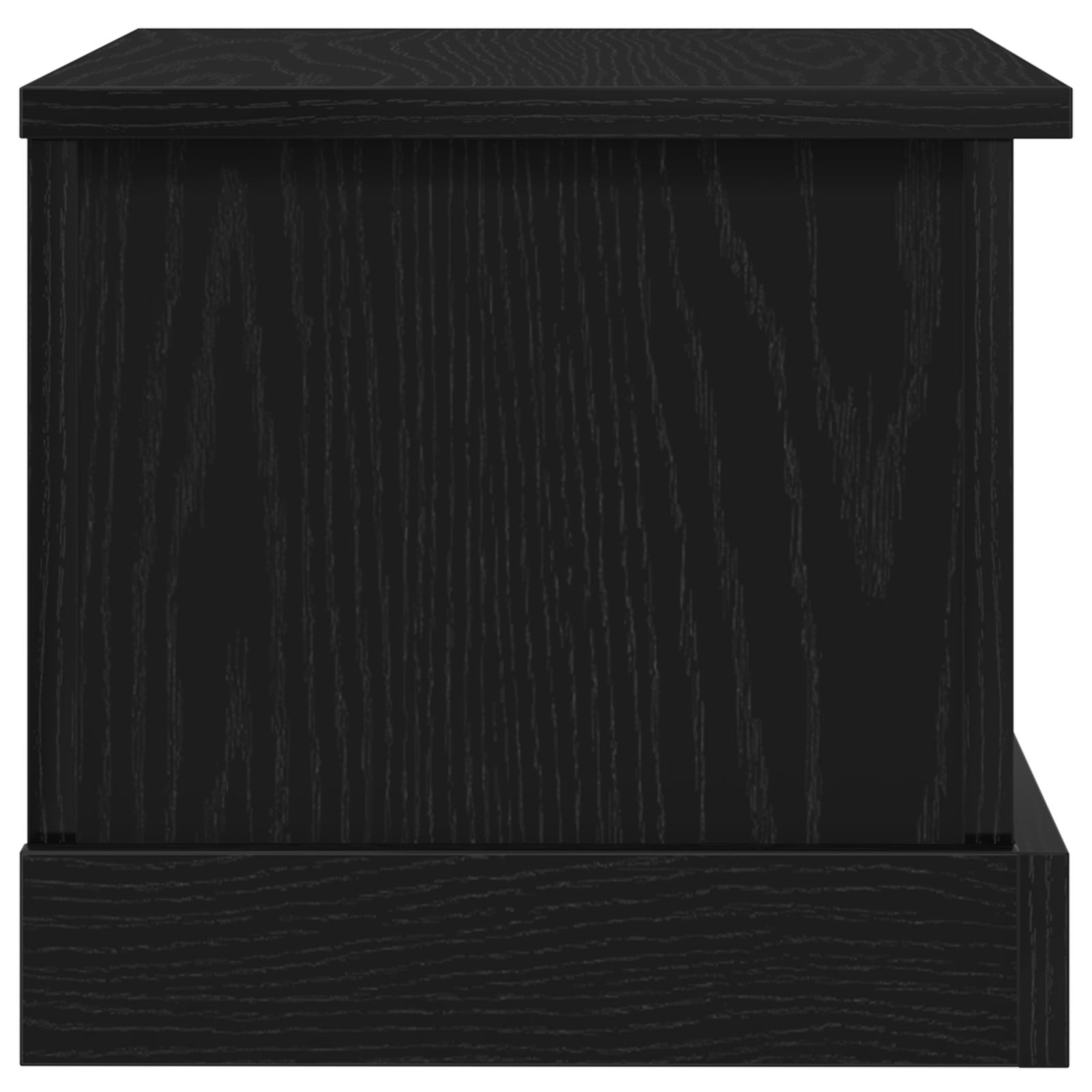 Storage Box Black Oak 50x30x28 cm Engineered Wood - Image 8