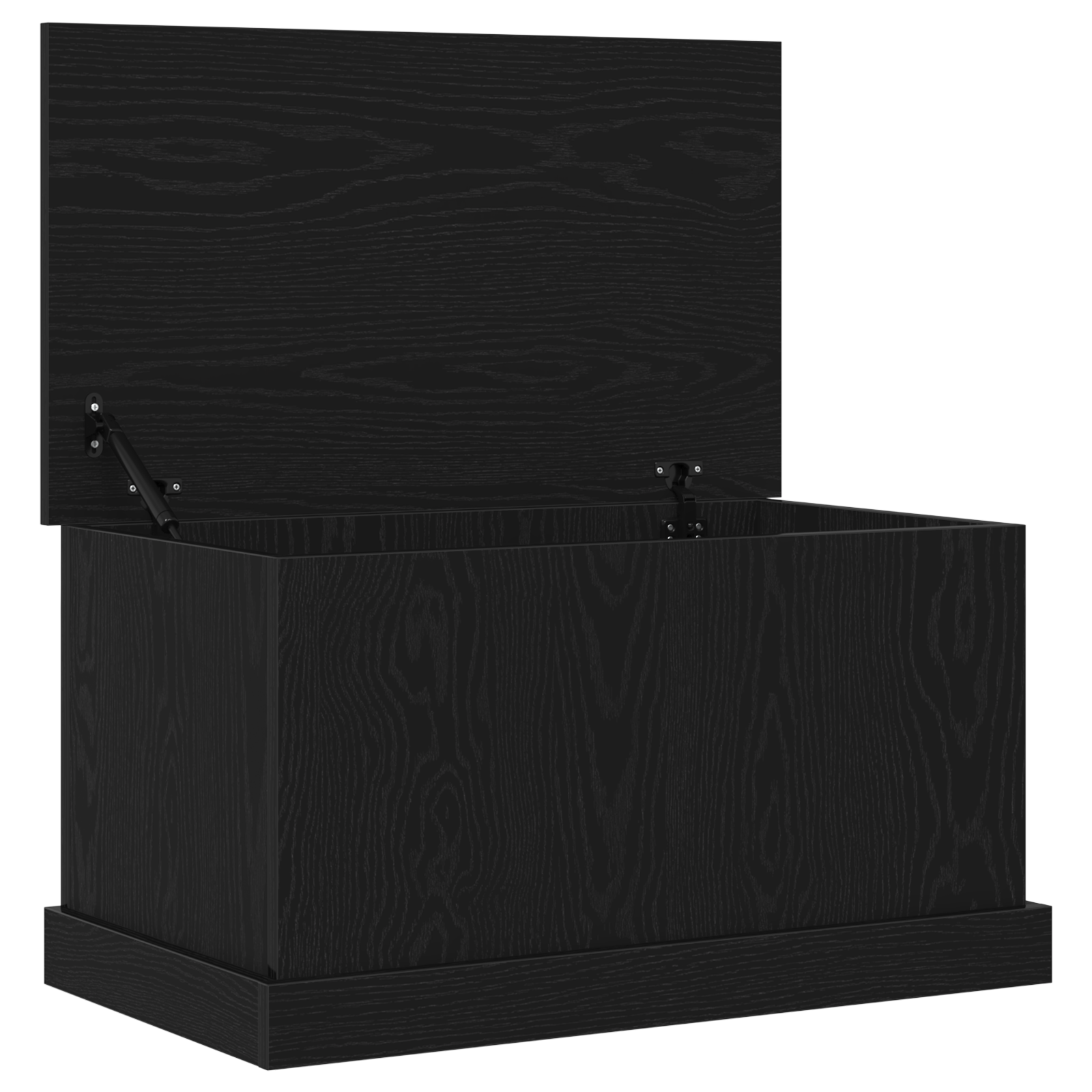 Storage Box Black Oak 70x40x38 cm Engineered Wood - Image 5