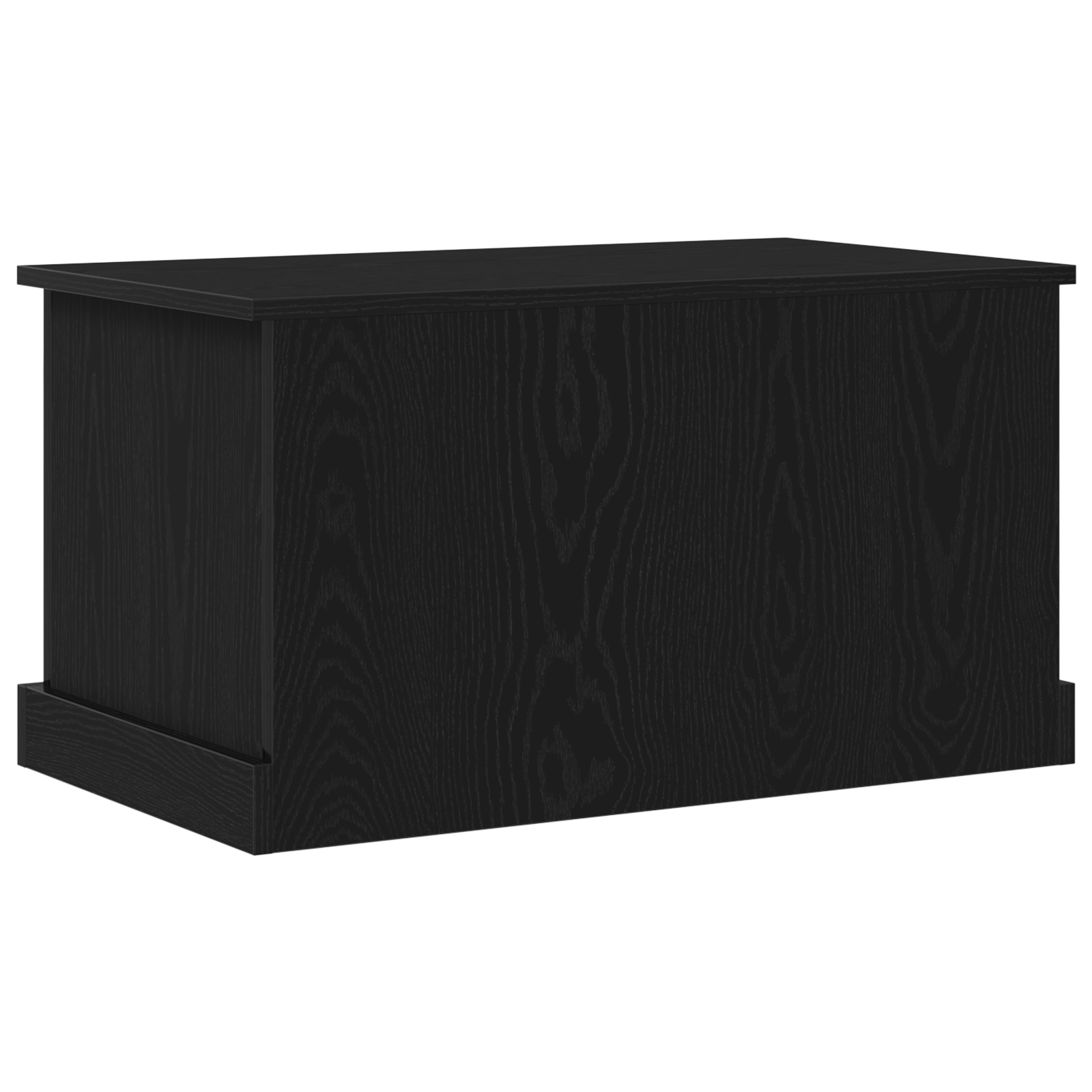 Storage Box Black Oak 70x40x38 cm Engineered Wood - Image 6