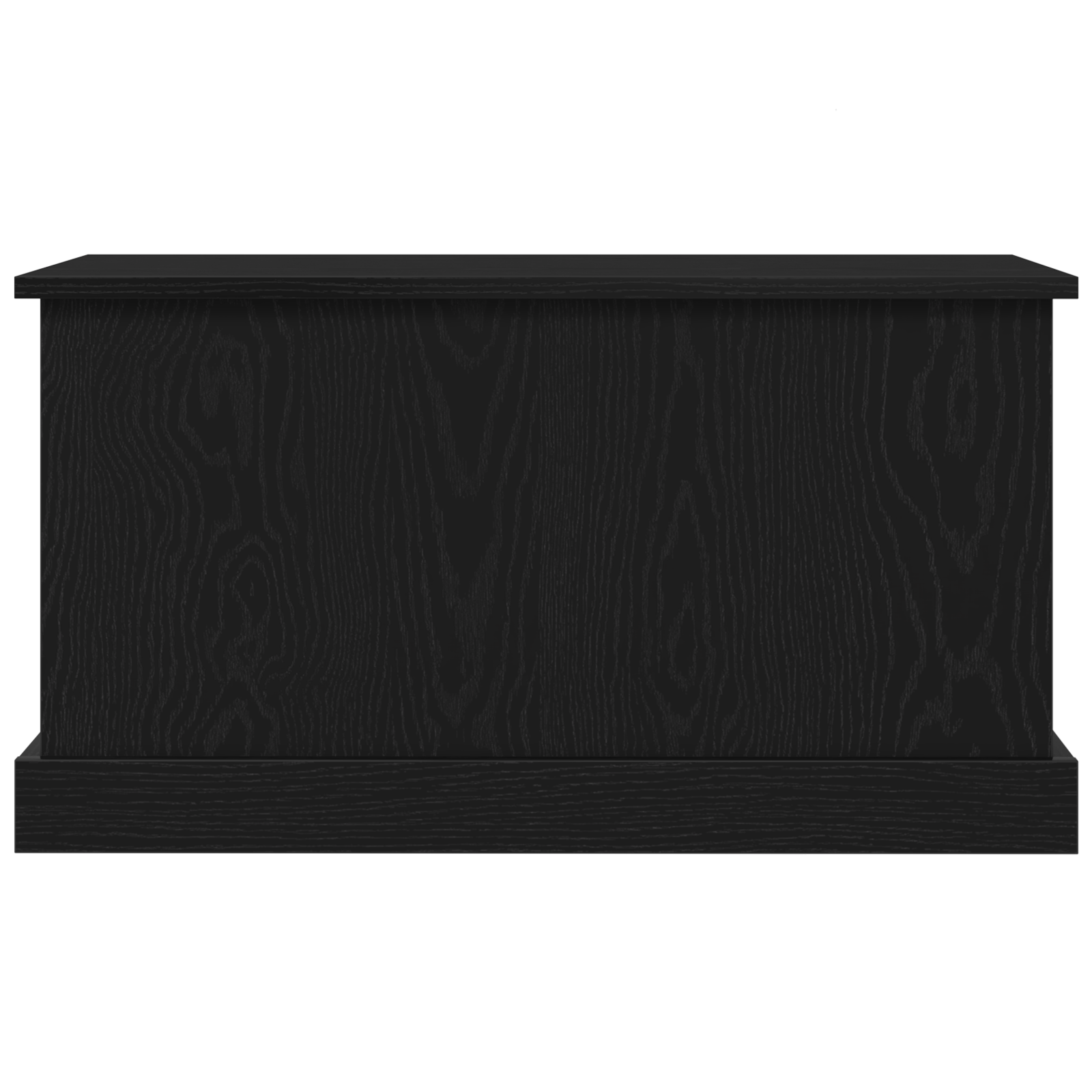 Storage Box Black Oak 70x40x38 cm Engineered Wood - Image 7