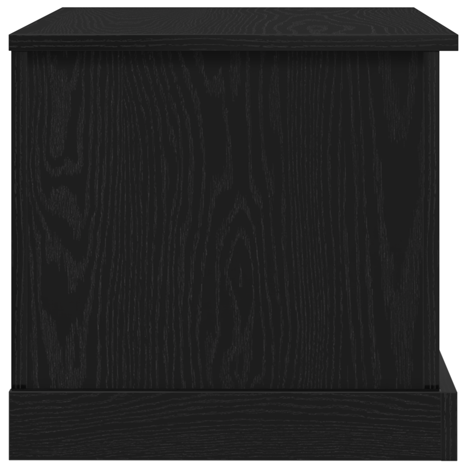 Storage Box Black Oak 70x40x38 cm Engineered Wood - Image 8
