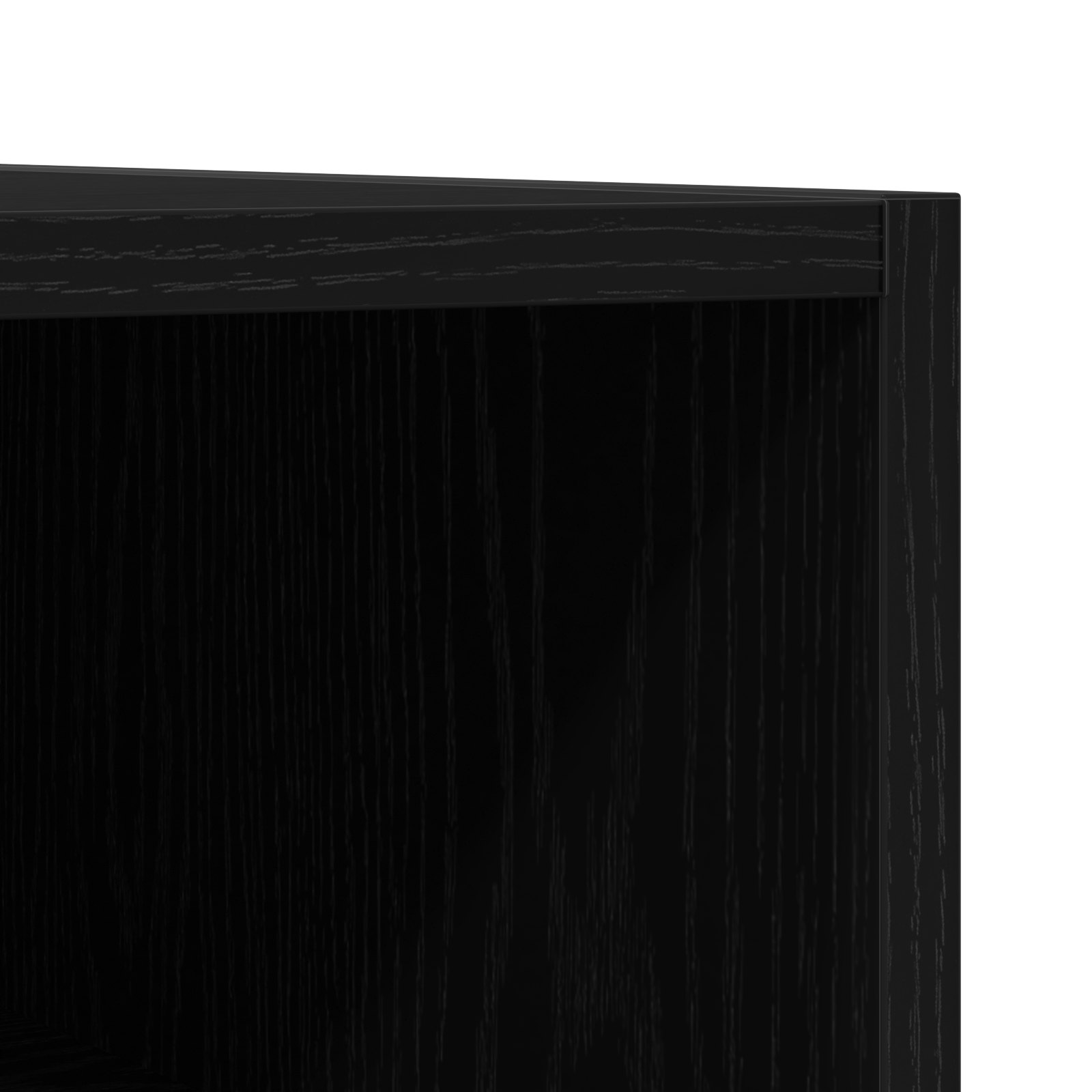 Record Cabinet Black Oak 84,5x38x89 cm Engineered Wood - Image 5