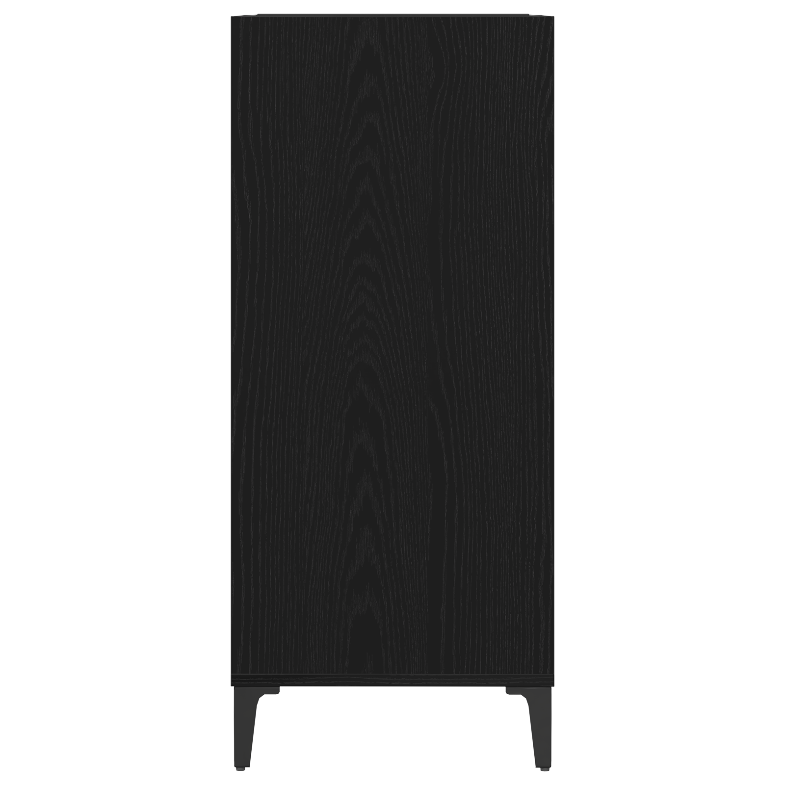 Record Cabinet Black Oak 84,5x38x89 cm Engineered Wood - Image 5