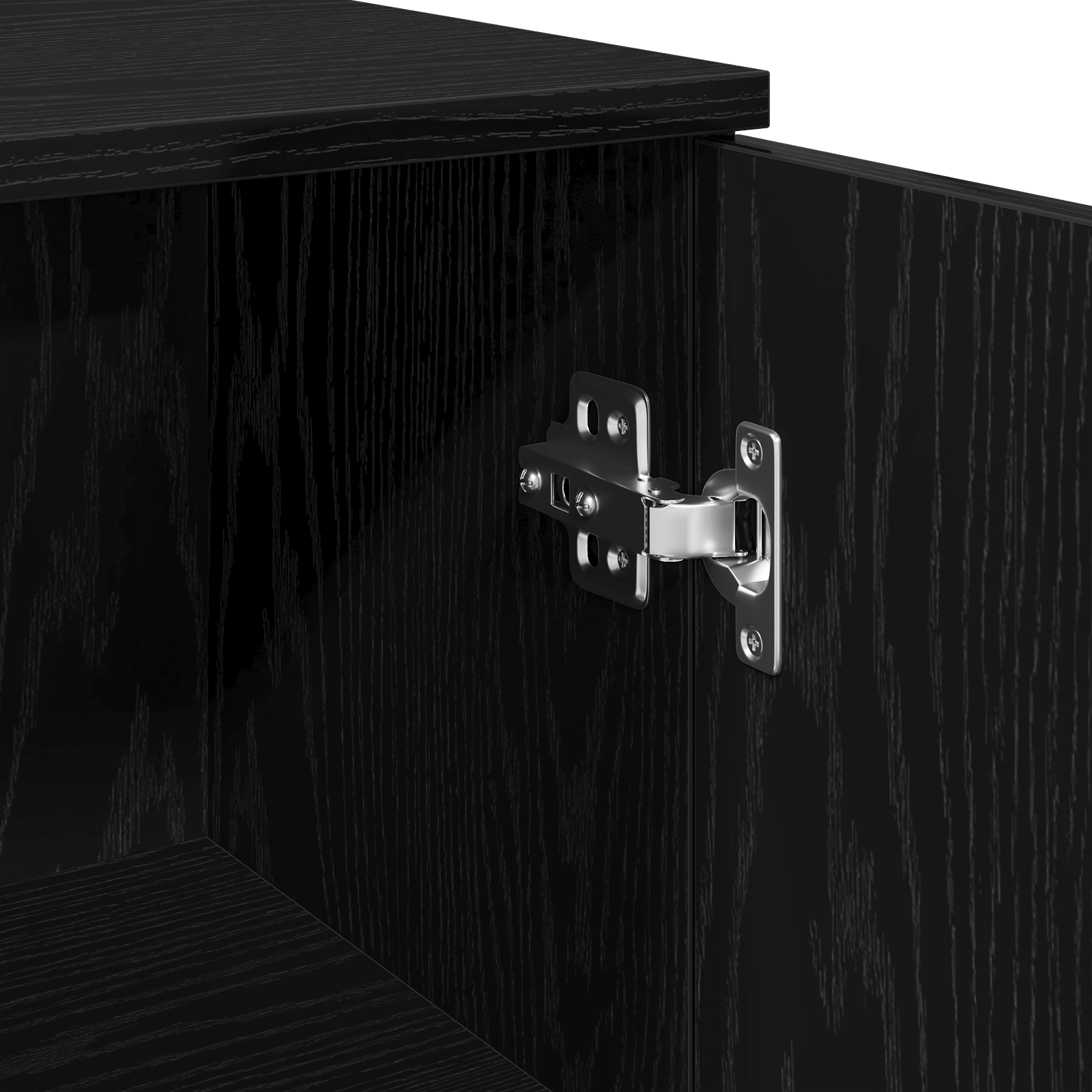 Bathroom Cabinet Black Oak 30x30x190 cm Engineered Wood - Image 9