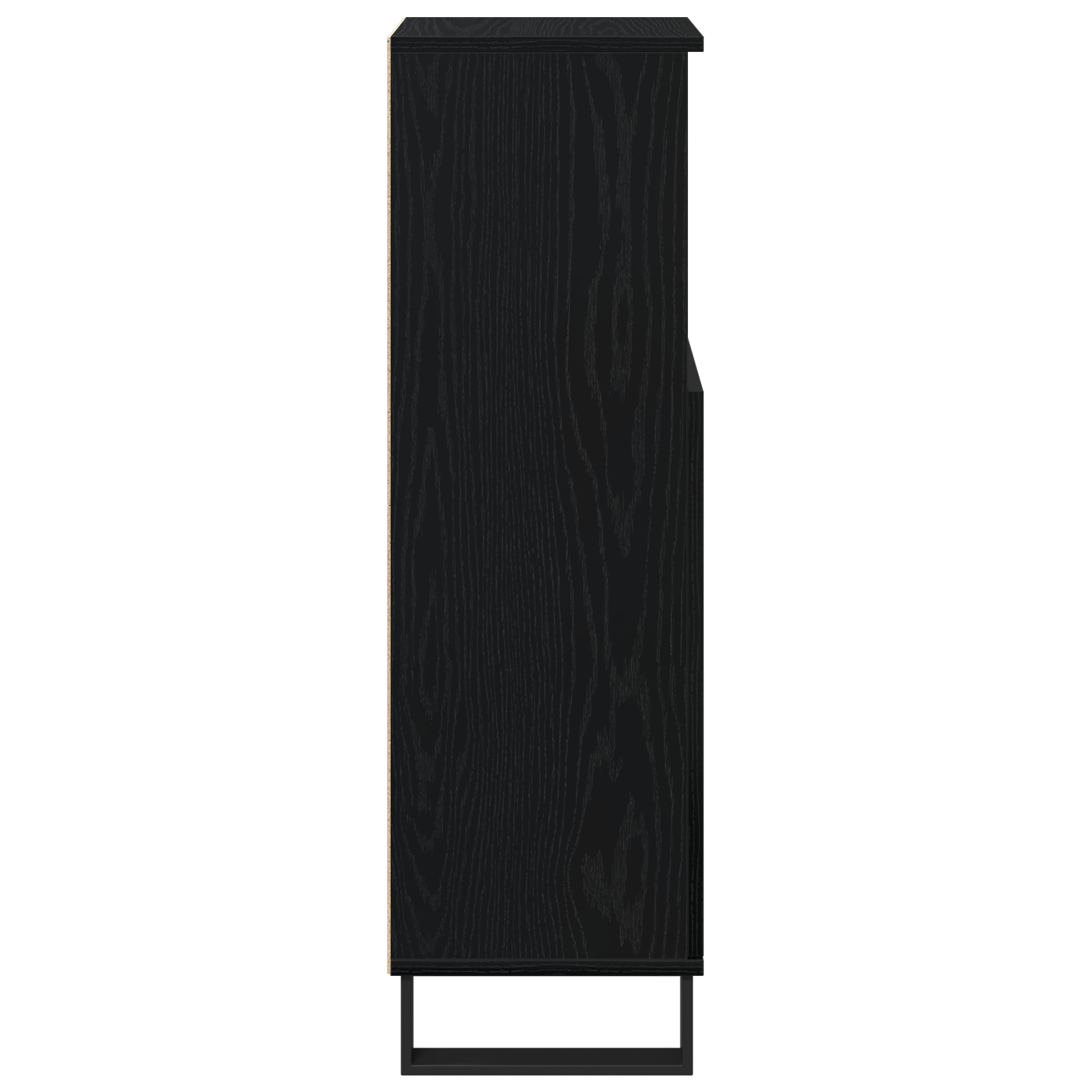 Bathroom Cabinet Black Oak 30x30x100 cm Engineered Wood - Image 8
