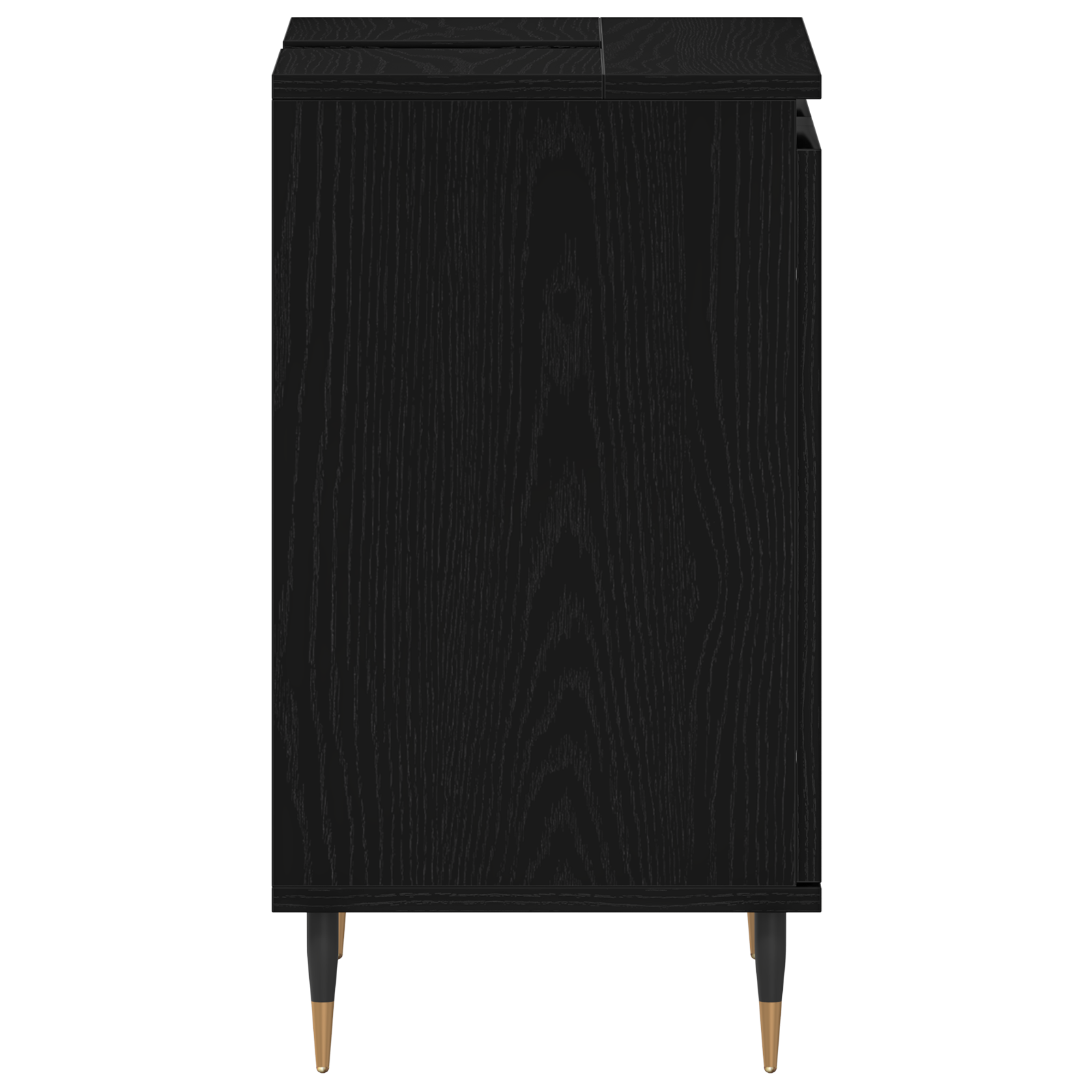 Bathroom Sink Cabinet Black Oak 58x33x60 cm Engineered Wood - Image 7