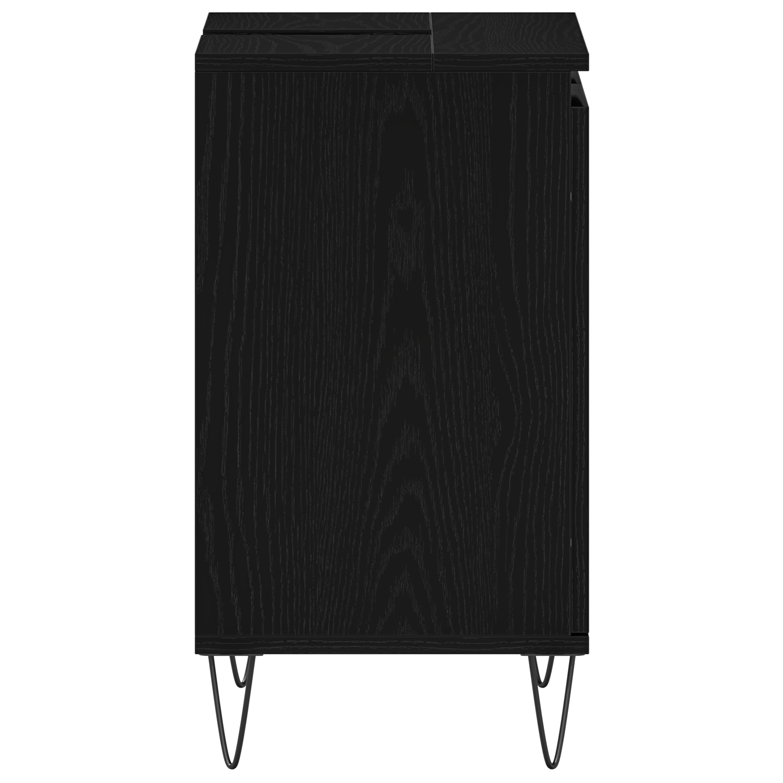 Bathroom Sink Cabinet Black Oak 58x33x60 cm Engineered Wood - Image 7