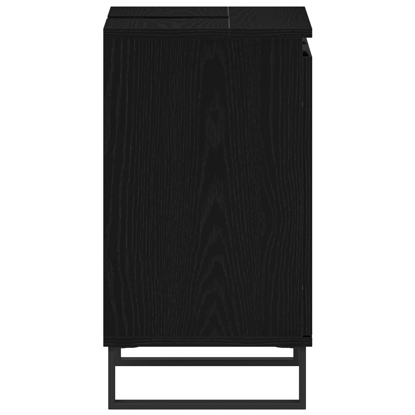 Bathroom Sink Cabinet Black Oak 58x33x60 cm Engineered Wood - Image 7
