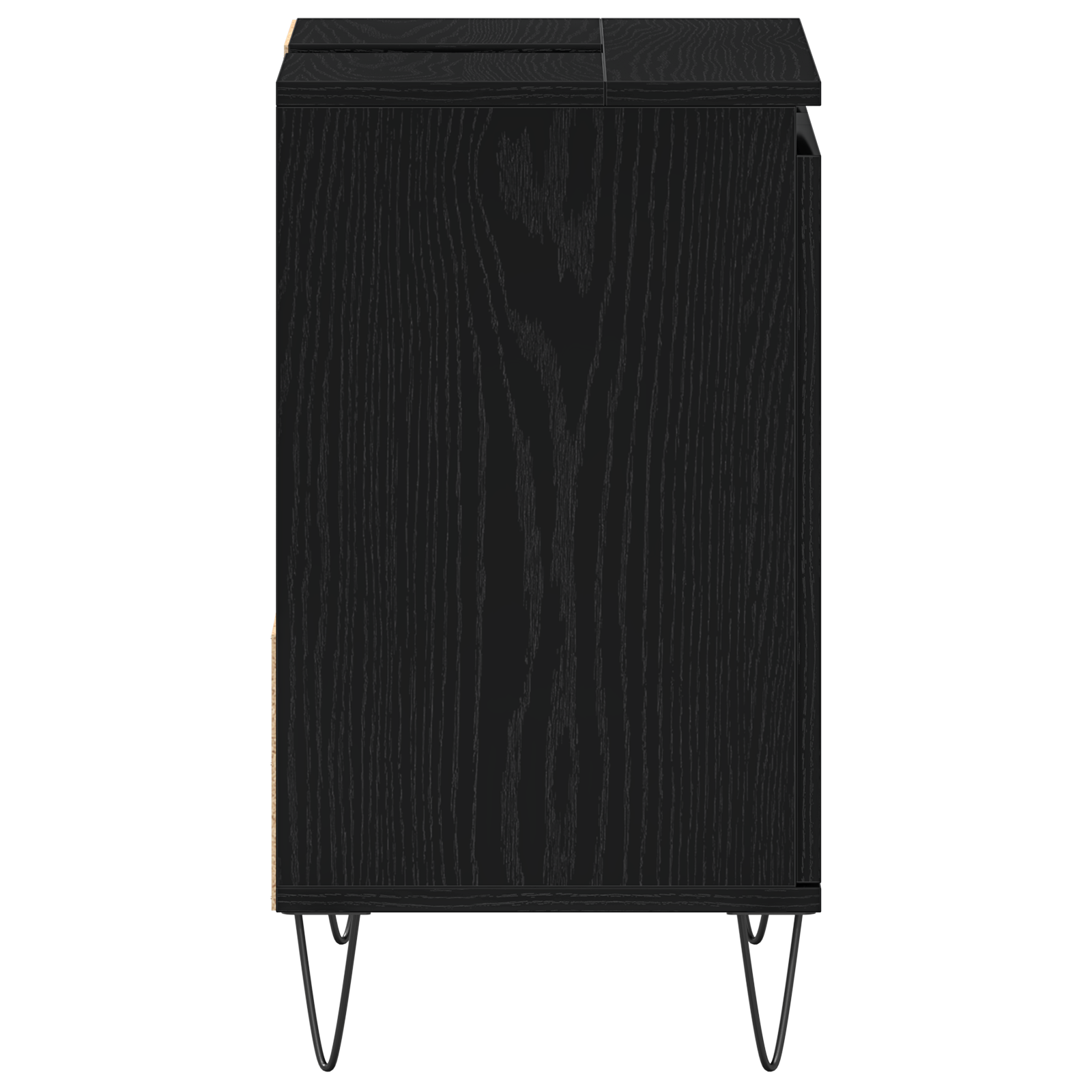 Bathroom Sink Cabinet Black Oak 65x33x60 cm Engineered Wood - Image 7