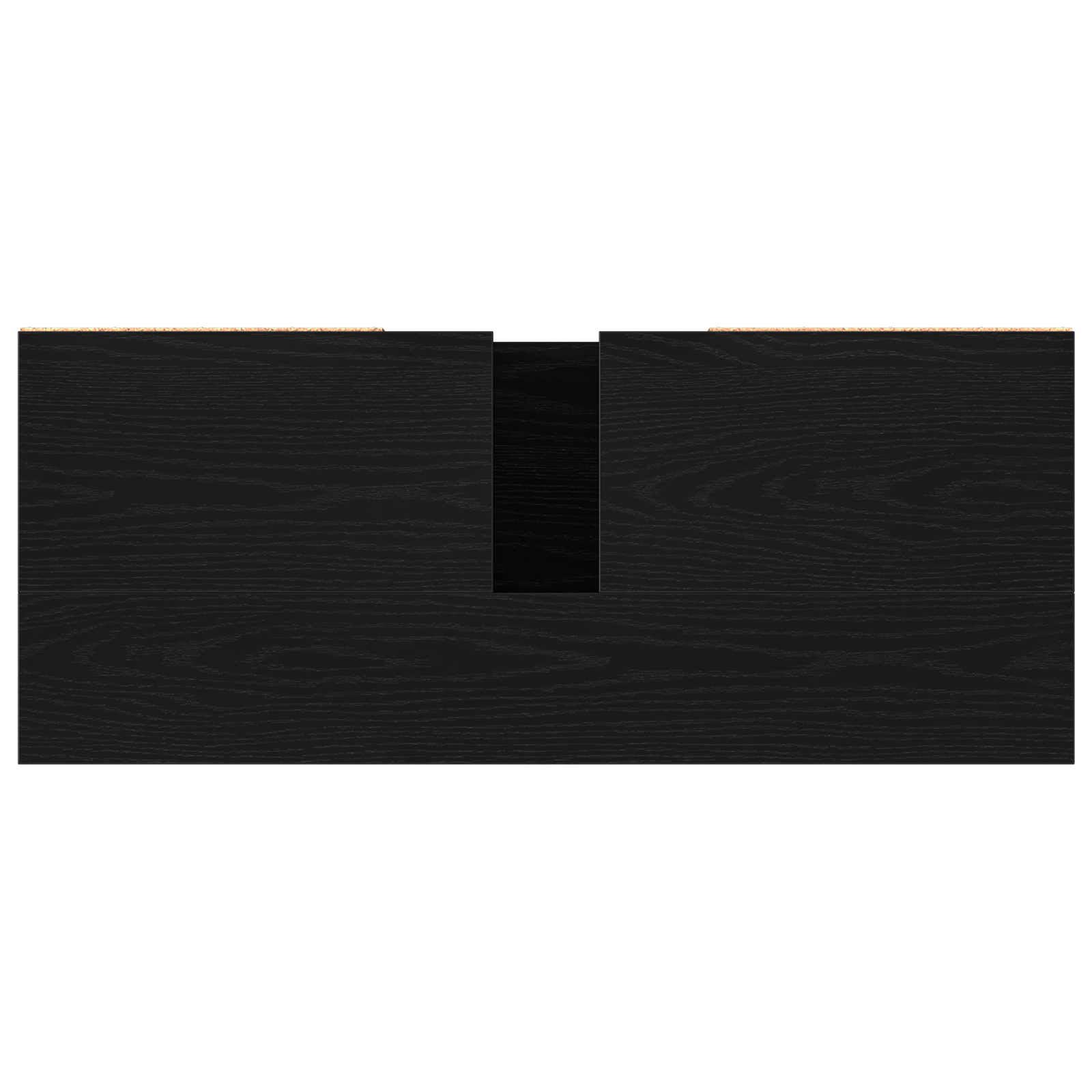 Bathroom Sink Cabinet Black Oak 80x33x60 cm Engineered Wood - Image 9