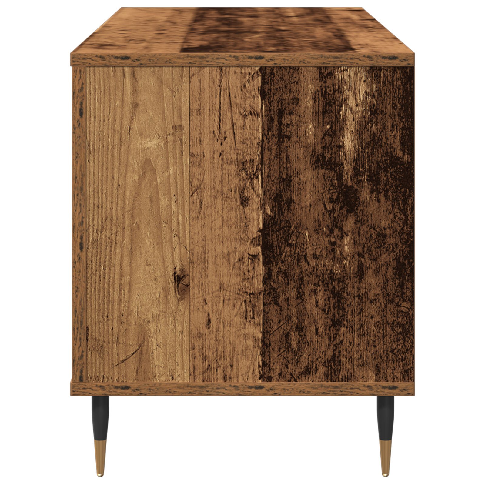 Record Cabinet Old Wood 100x38x48 cm Engineered Wood - Image 6