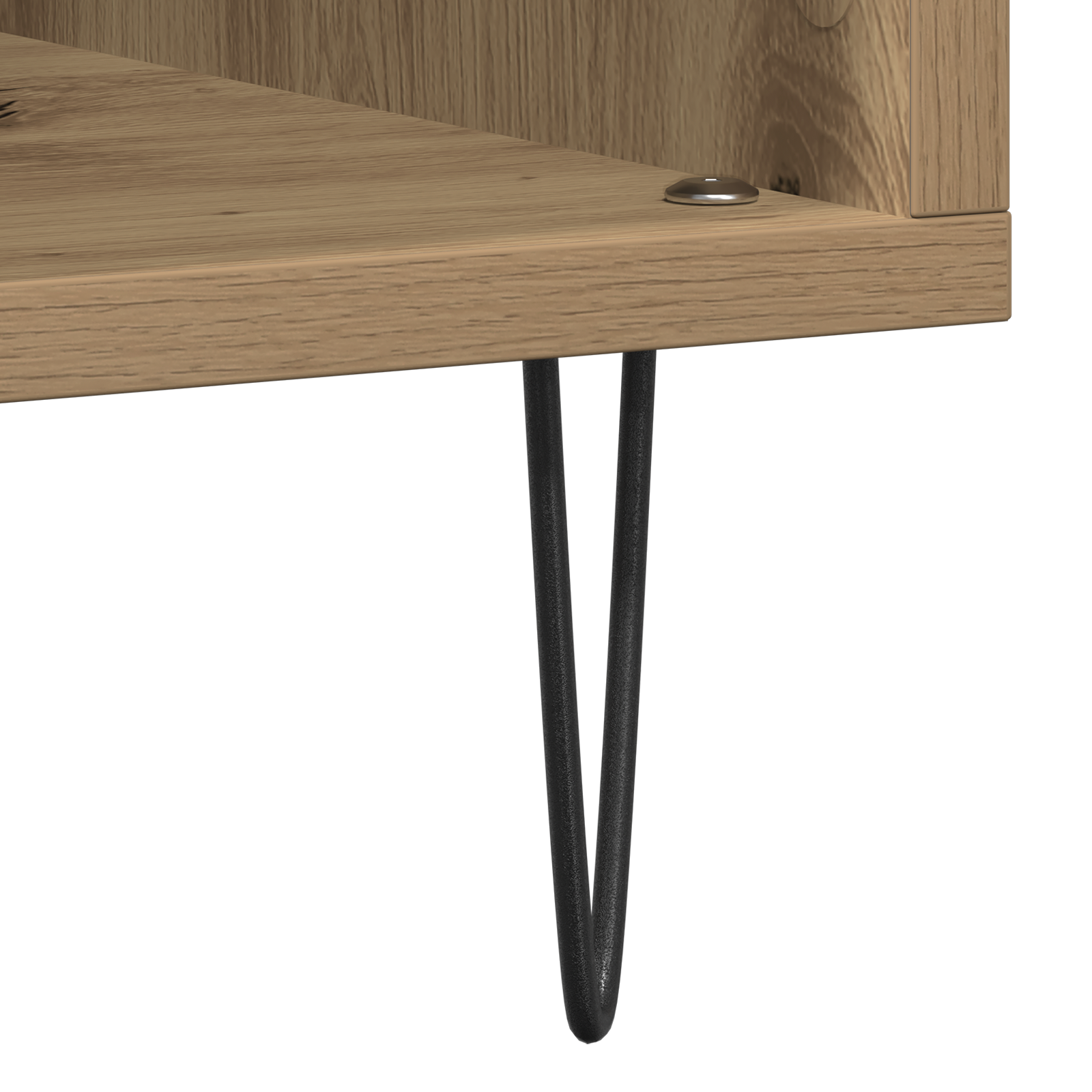 Record Cabinet Old Wood 100x38x48 cm Engineered Wood - Image 7