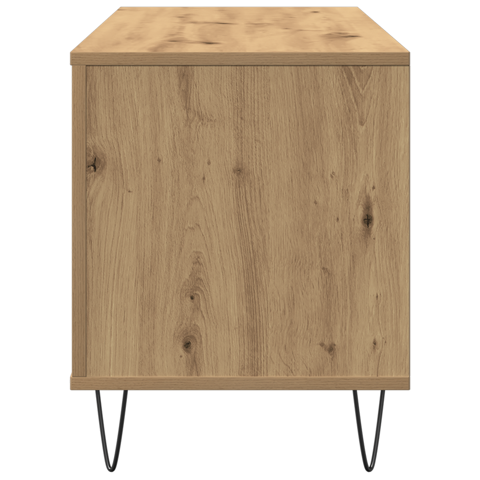 Record Cabinet Old Wood 100x38x48 cm Engineered Wood - Image 6