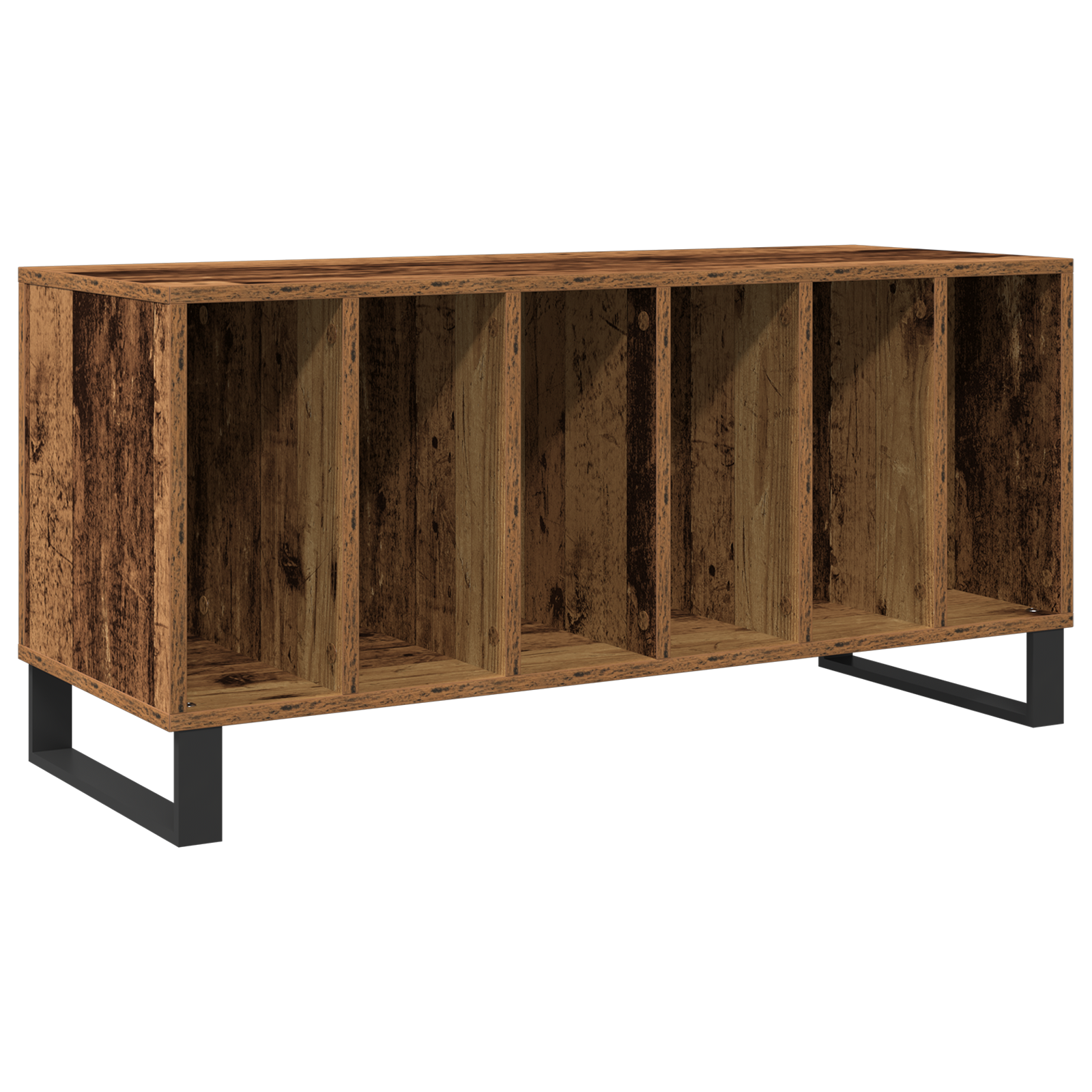 Thumbnail - vidaXL Schallplattenschrank Altholz 100x38x48 cm Holzwerkstoff