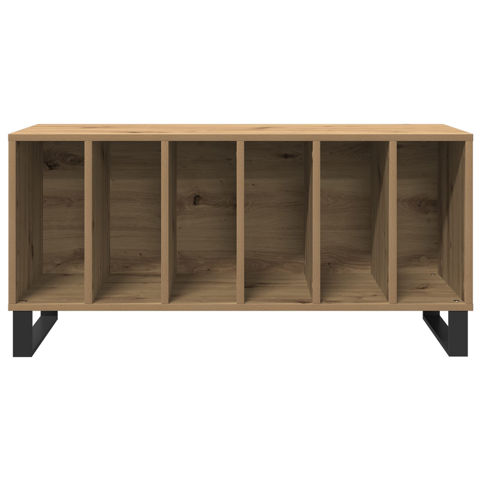 Record Cabinet Artisan Oak 100x38x48 cm Engineered Wood - Image 6