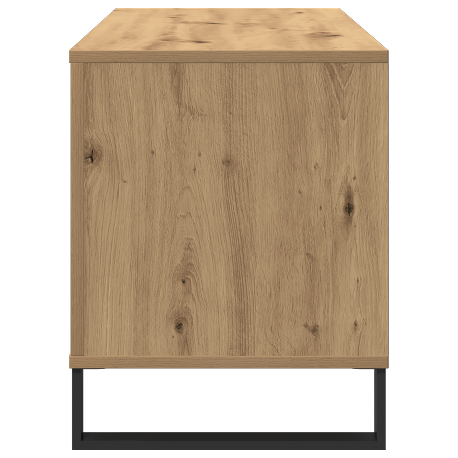 Record Cabinet Artisan Oak 100x38x48 cm Engineered Wood - Image 7