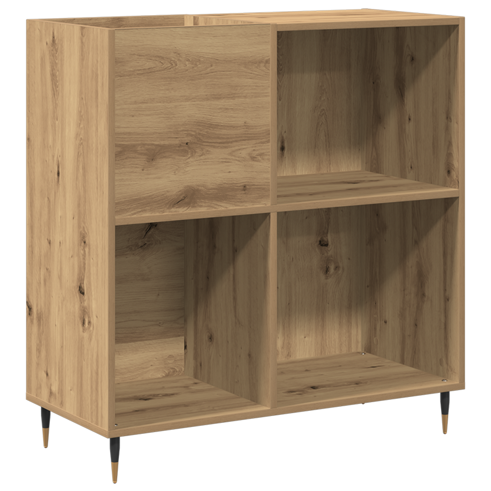 Thumbnail - vidaXL Schallplattenschrank Altholz 84,5x38x89 cm Holzwerkstoff