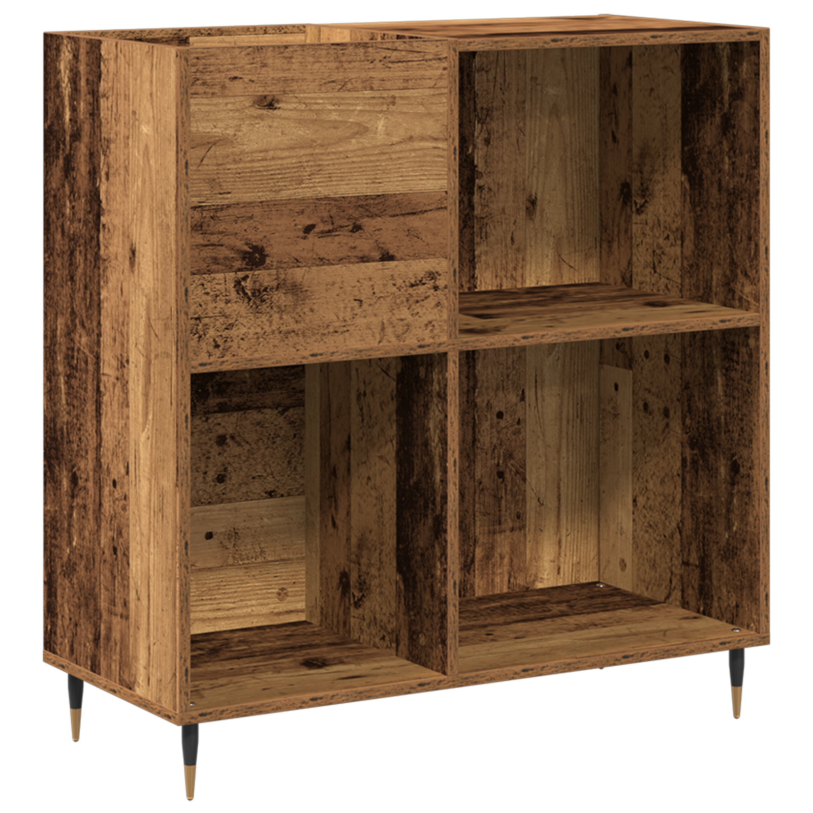 Record Cabinet Artisan Oak 84,5x38x89 cm Engineered Wood - Image 2