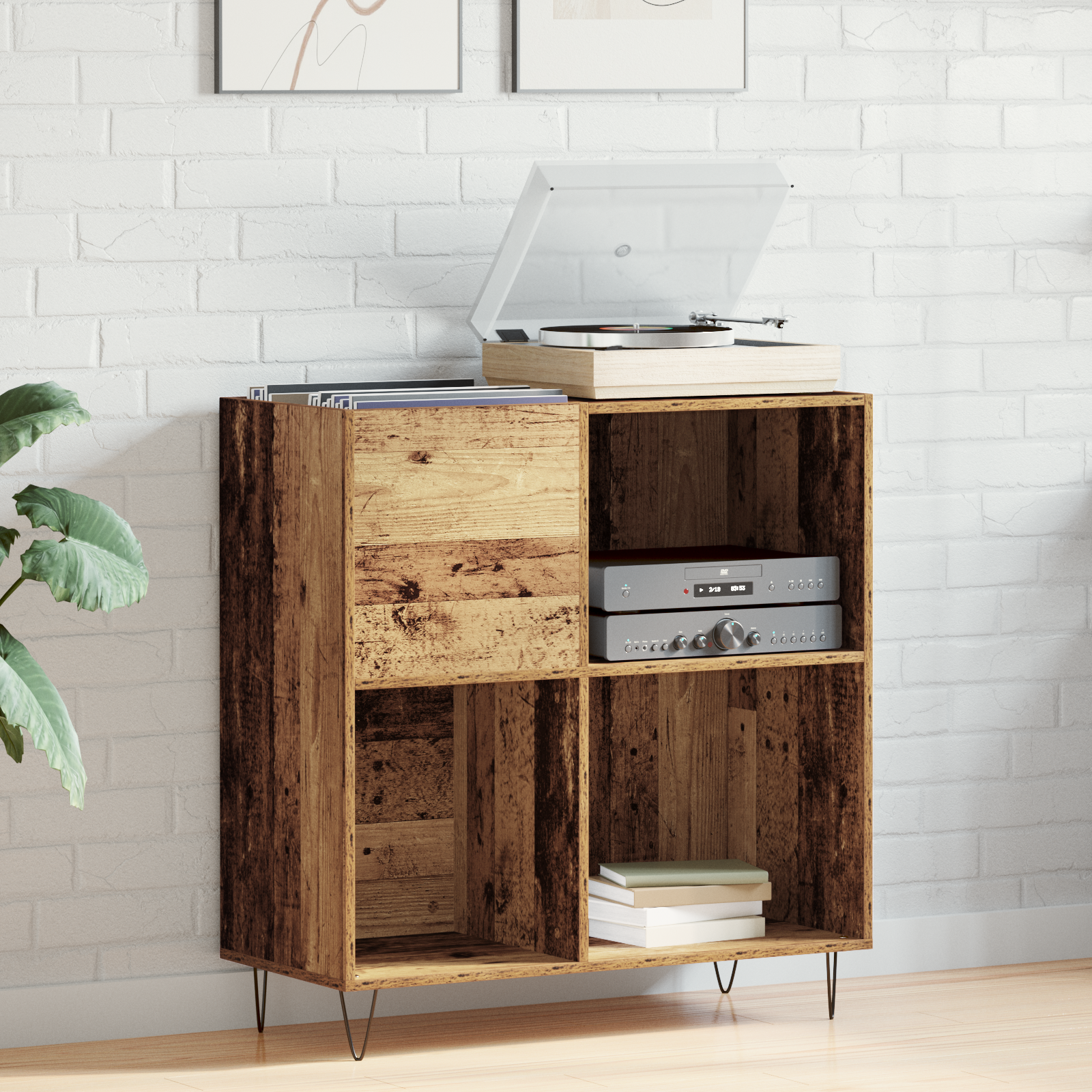 Media Cabinet Artisan Oak 84.5x38x90 cm Engineered Wood