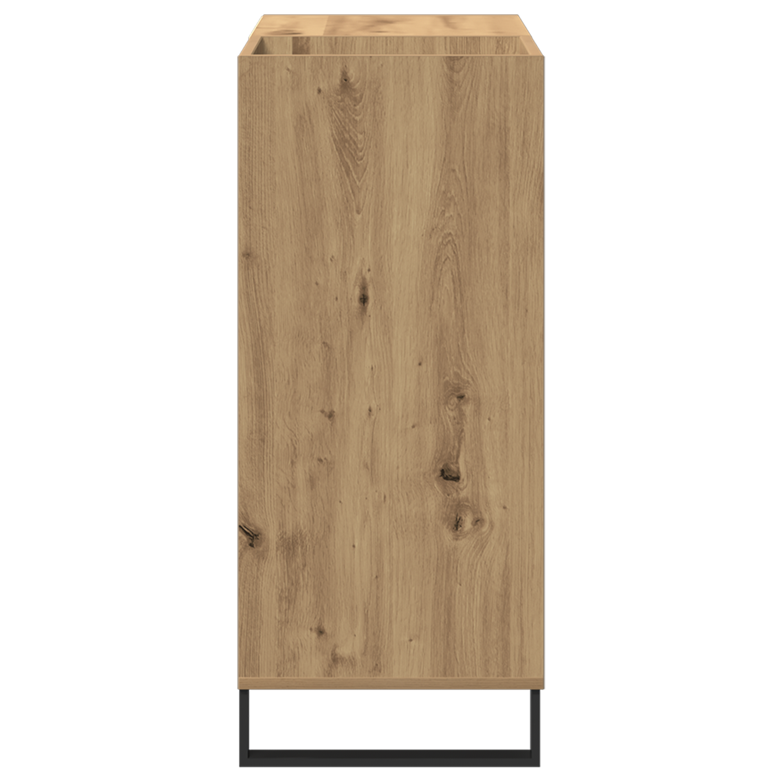 Record Cabinet Old Wood 84.5x38x90 cm Engineered Wood - Image 6