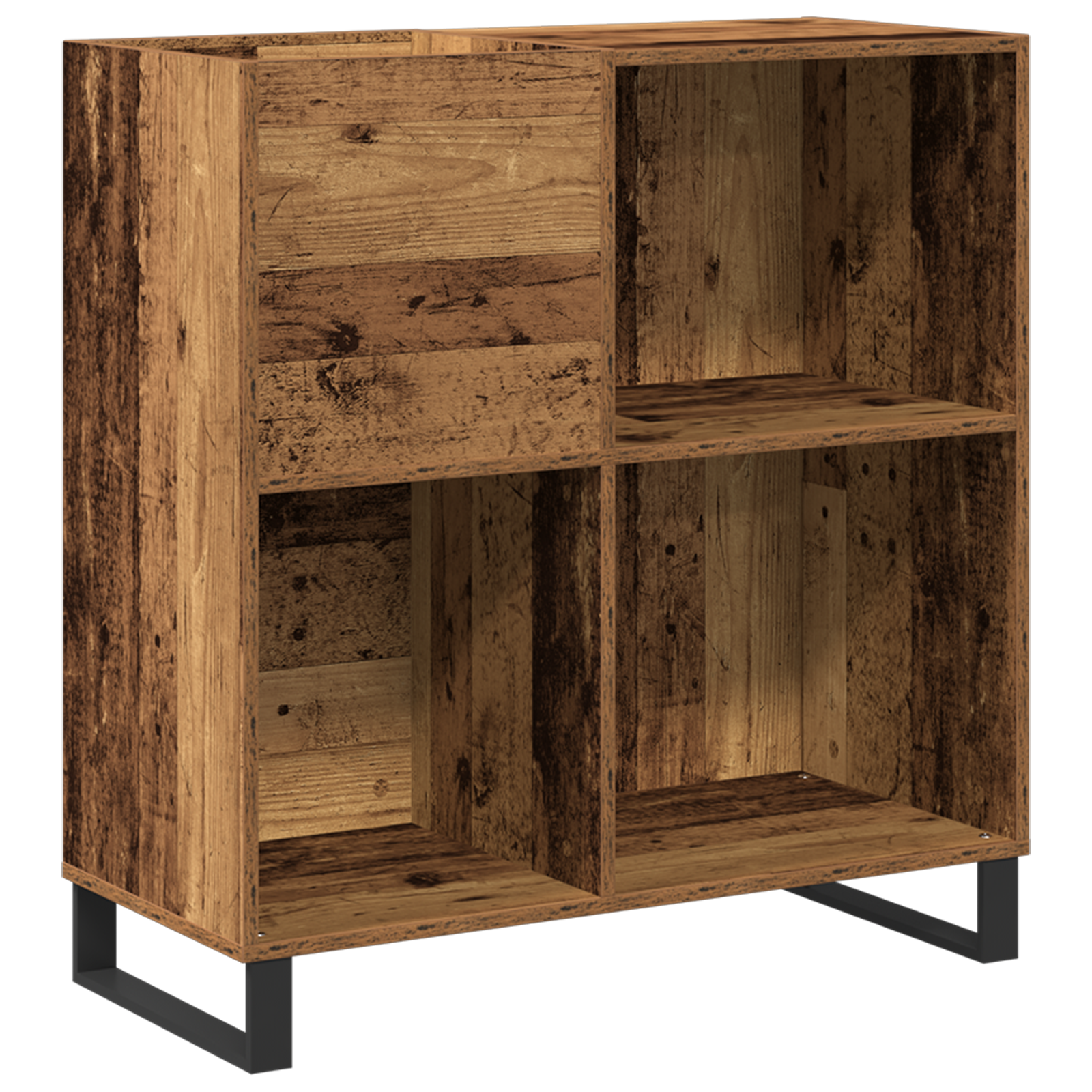 Record Cabinet Artisan Oak 84,5x38x89 cm Engineered Wood - Image 2