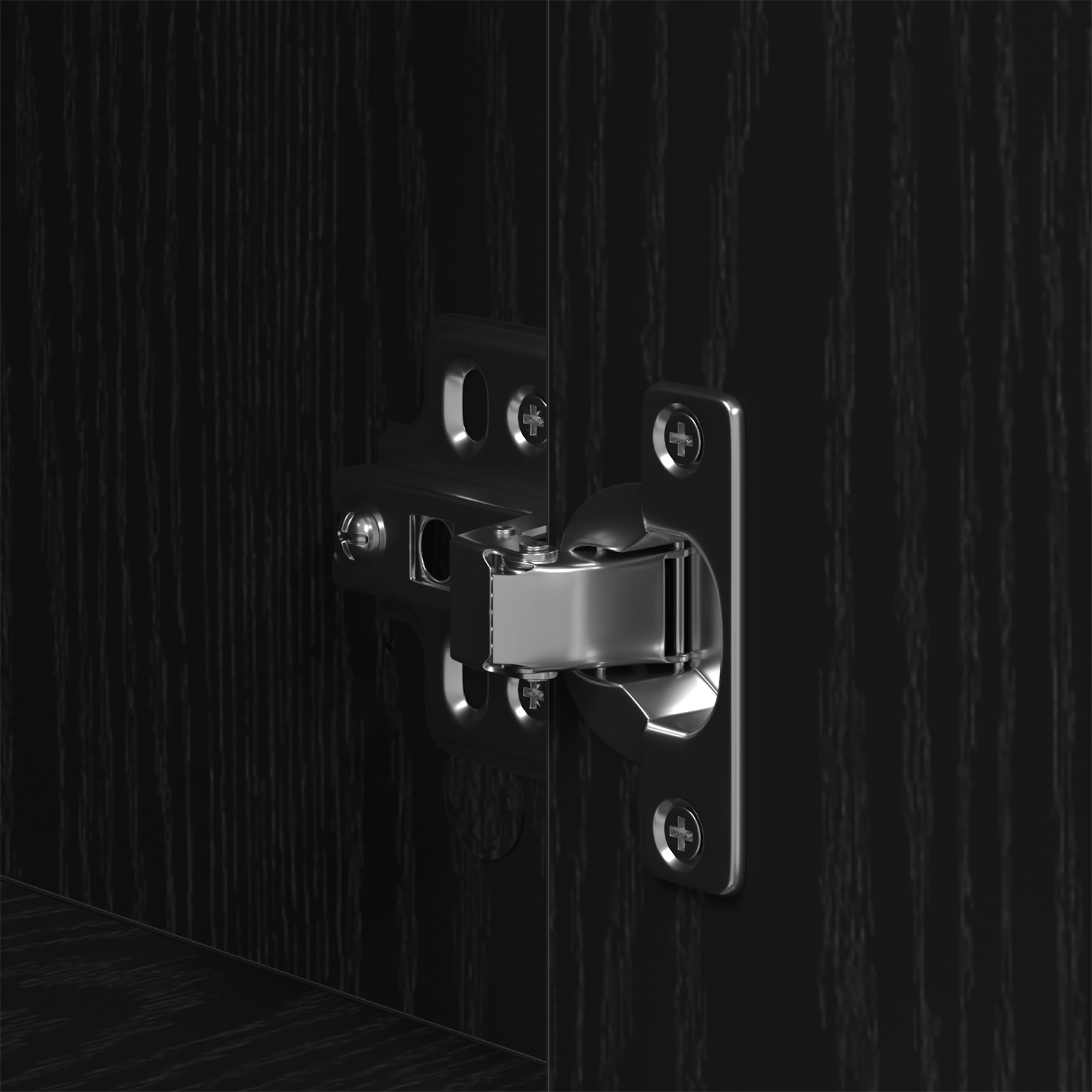 Bedside Cabinet Black Oak 41x31x80 cm Engineered Wood - Image 10