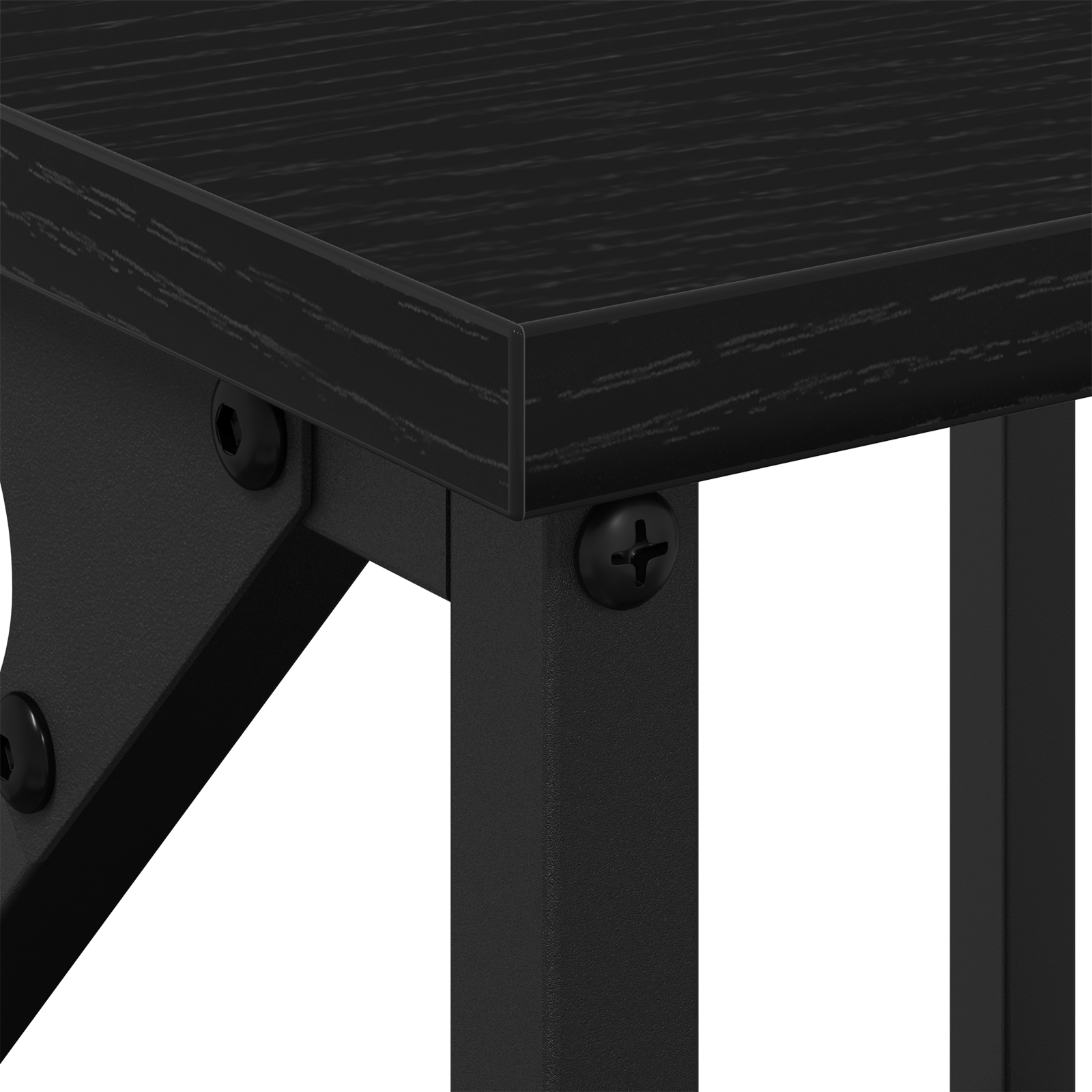 Black Oak Nightstand, 34x35.5x70 cm, Made of Engineered Wood - Image 9