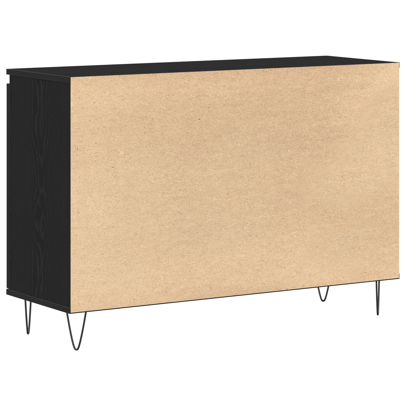 Sideboard Black Oak 101,5x35x70 cm Engineered Wood - Image 6