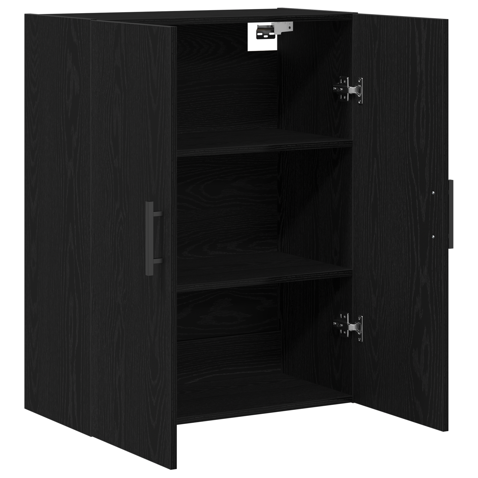 Wall Mounted Cabinet Black Oak 69,5x34x90 cm Engineered Wood - Image 5