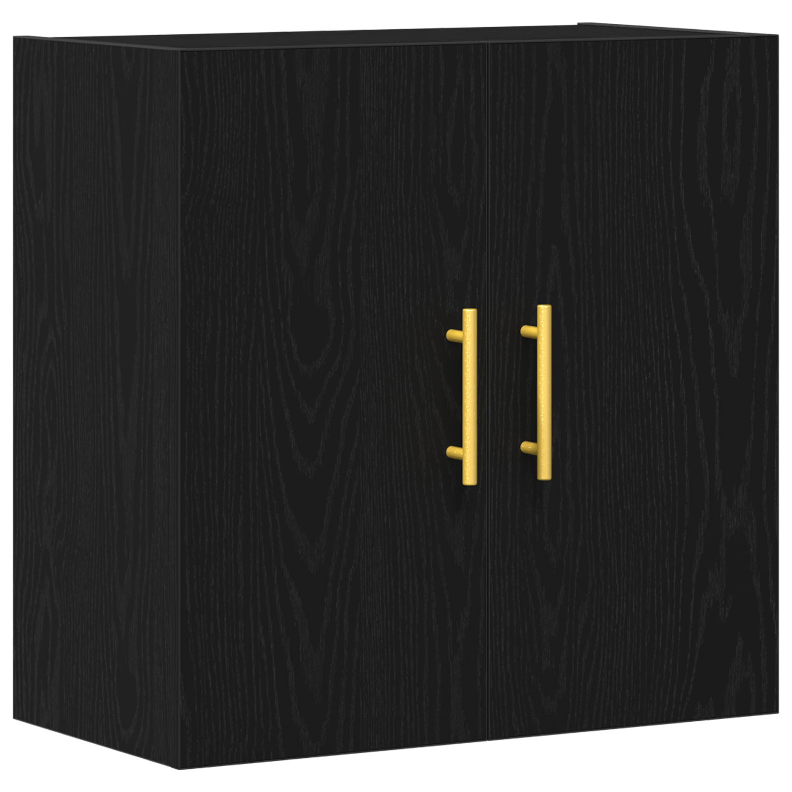 Wall Cabinet Black Oak 60x31x70 cm Engineered Wood - Image 2