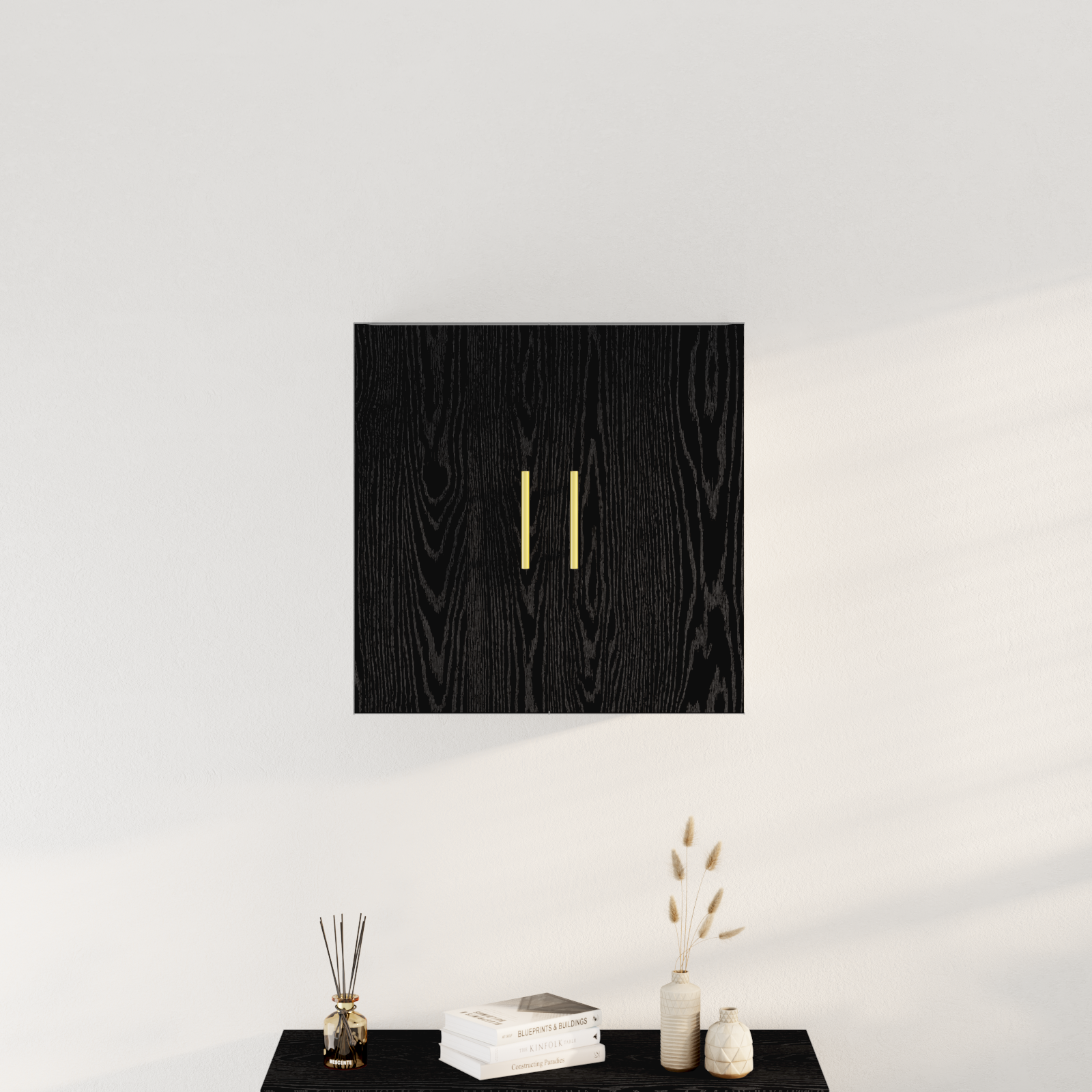 Wall Cabinet Black Oak 60x31x70 cm Engineered Wood - Image 4