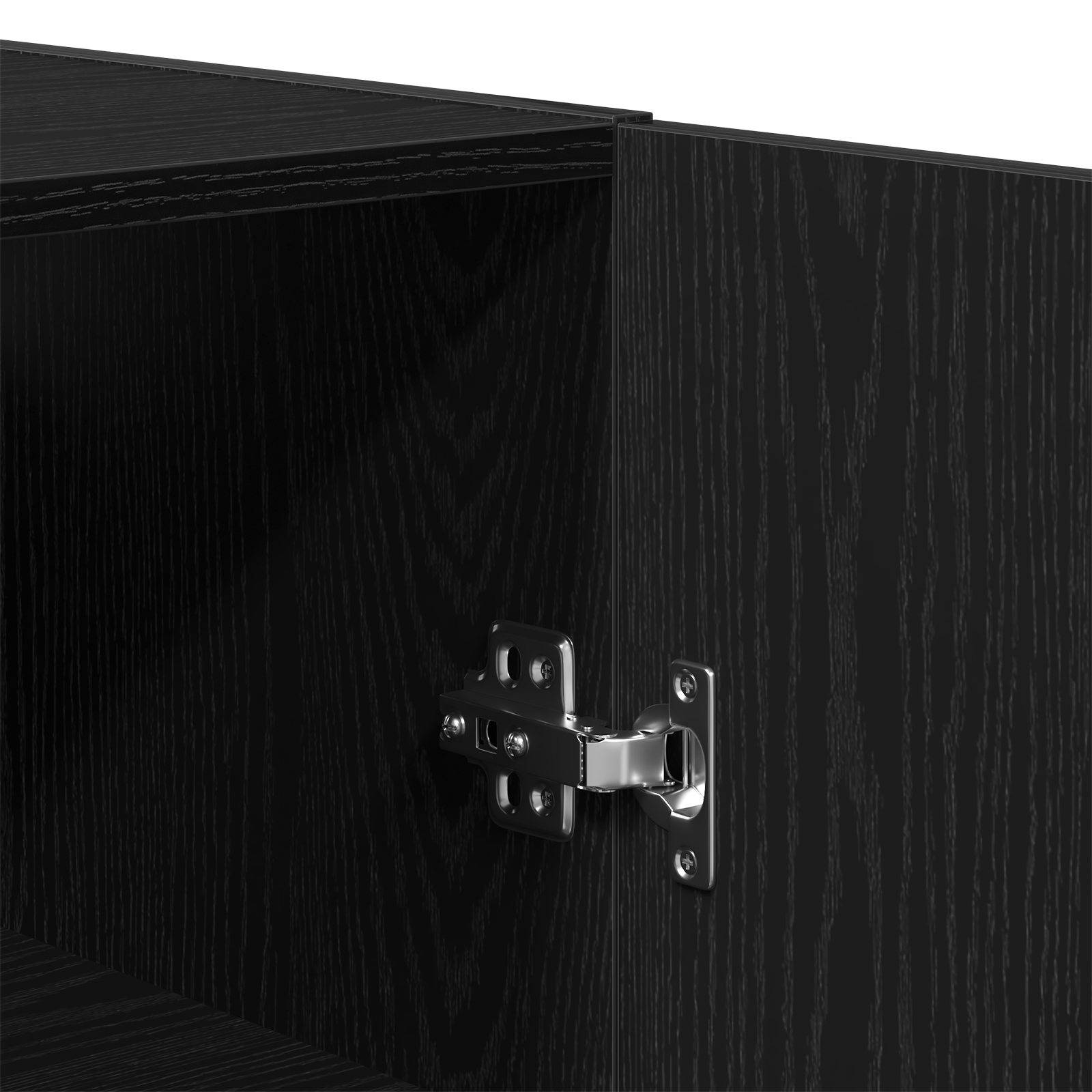 Wall Cabinet Black Oak 60x31x60 cm Engineered Wood - Image 7