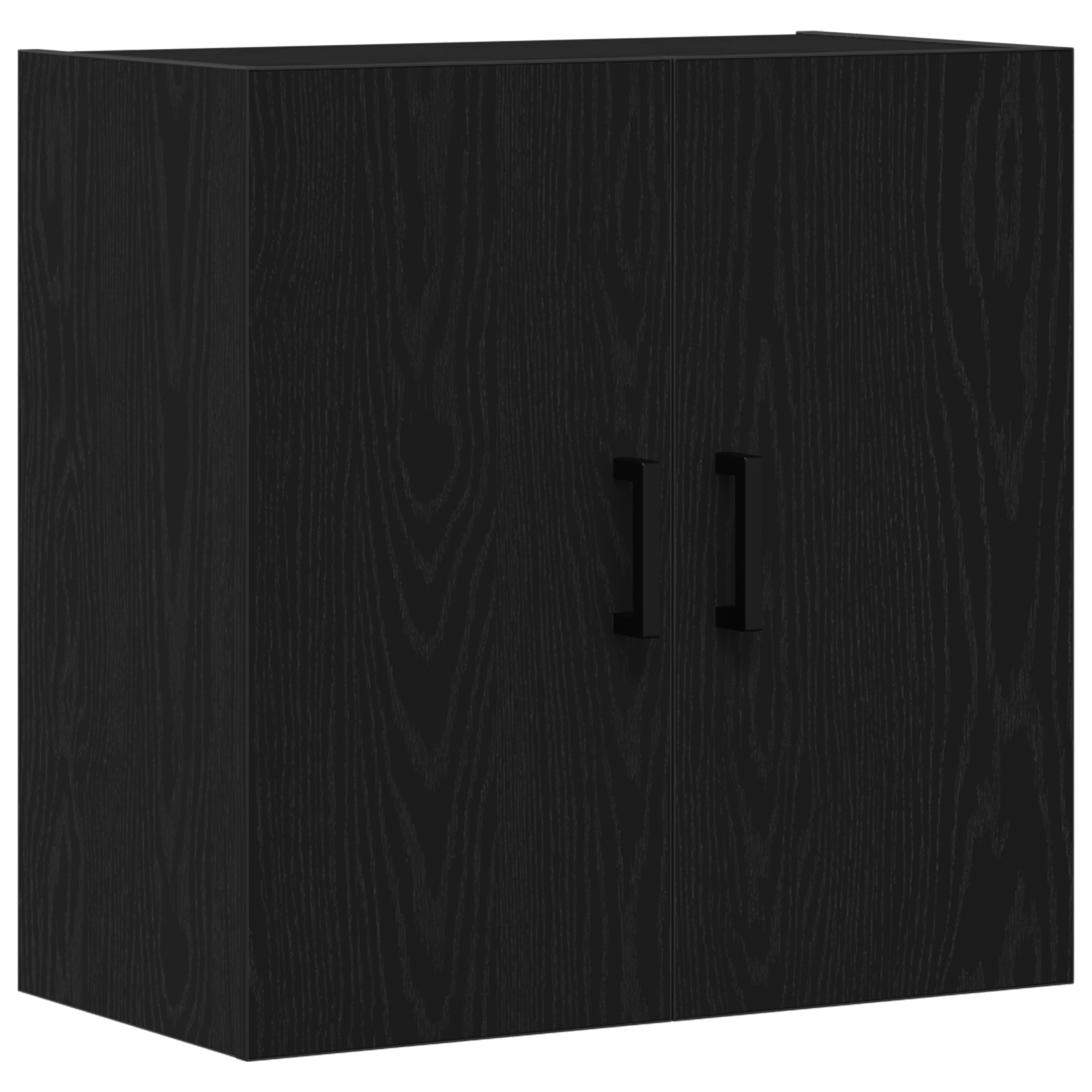 Wall Cabinet Black Oak 60x31x60 cm Engineered Wood - Image 2