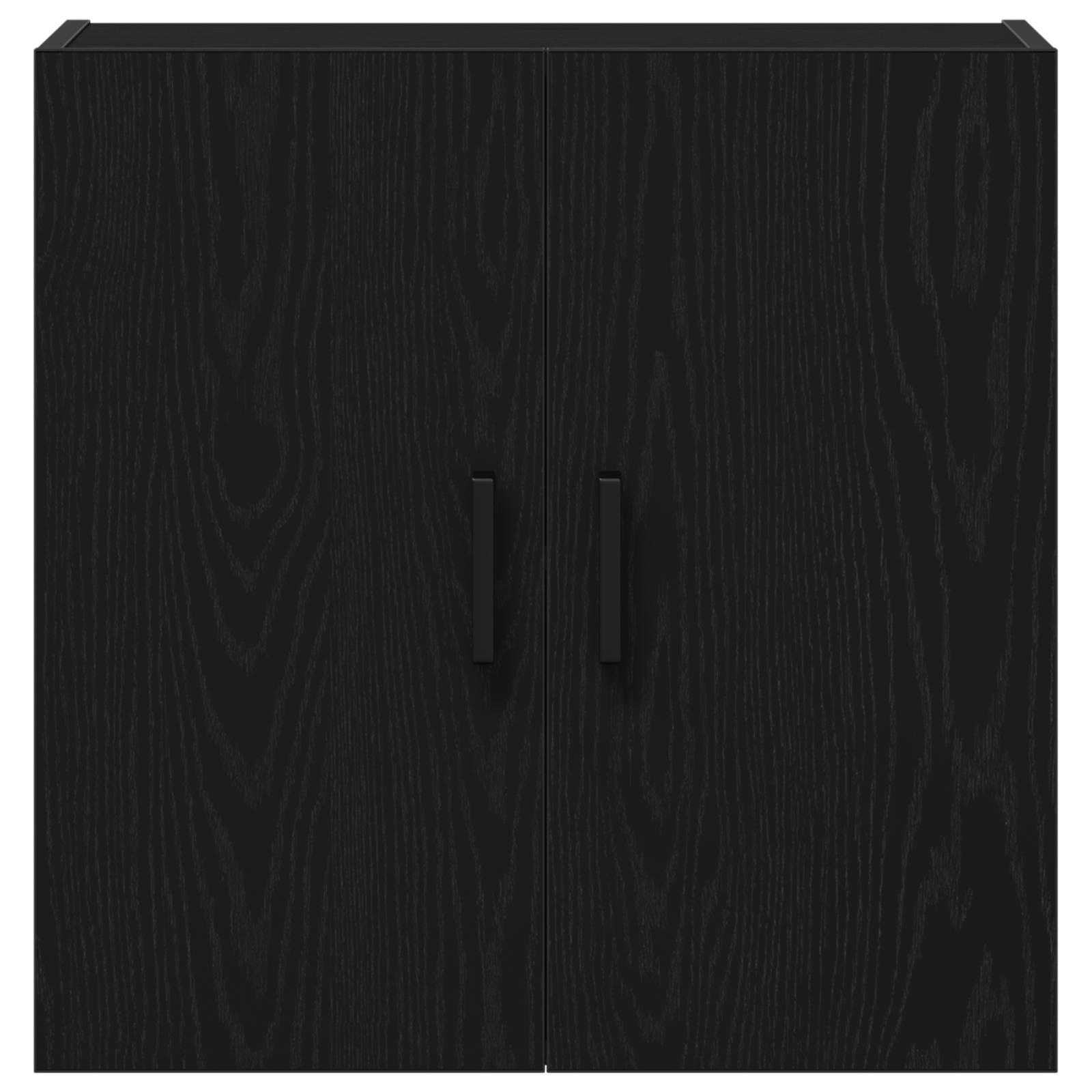 Wall Cabinet Black Oak 60x31x60 cm Engineered Wood - Image 4
