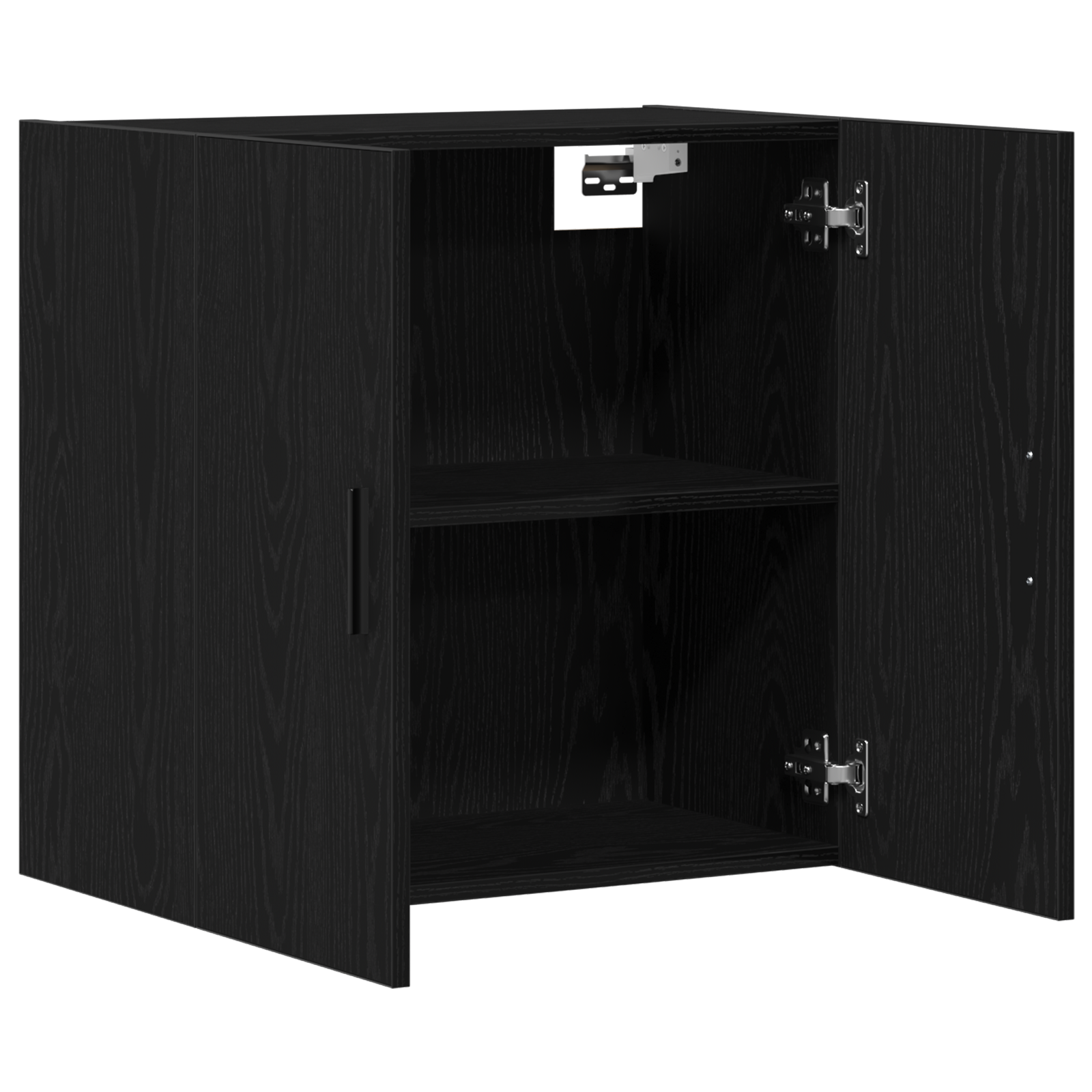 Wall Cabinet Black Oak 60x31x60 cm Engineered Wood - Image 5