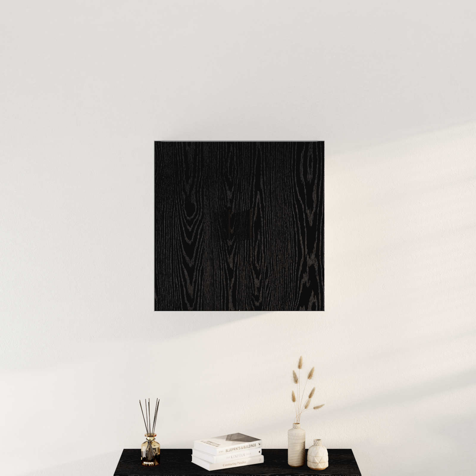 Wall Cabinet Black Oak 60x31x60 cm Engineered Wood - Image 4