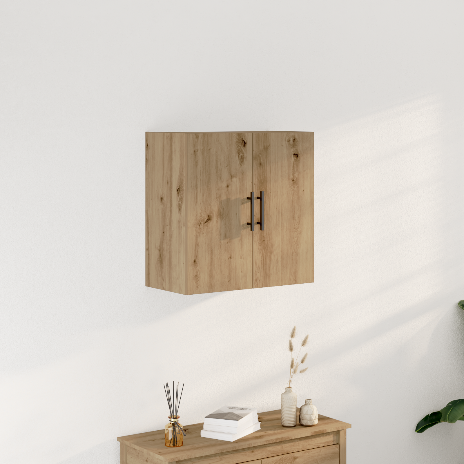 Wall-Mounted Cabinet Artisan Oak 60x31,5x60 cm Engineered Wood