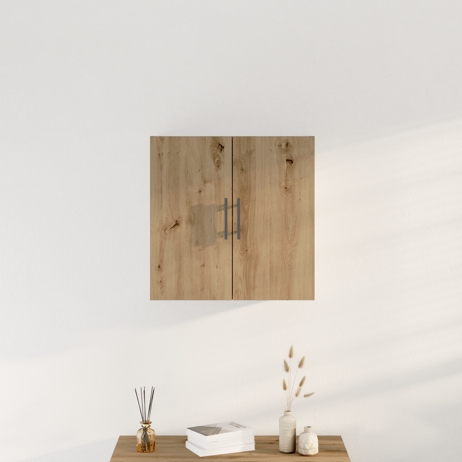 Wall-Mounted Cabinet Artisan Oak 60x31,5x60 cm Engineered Wood - Image 4