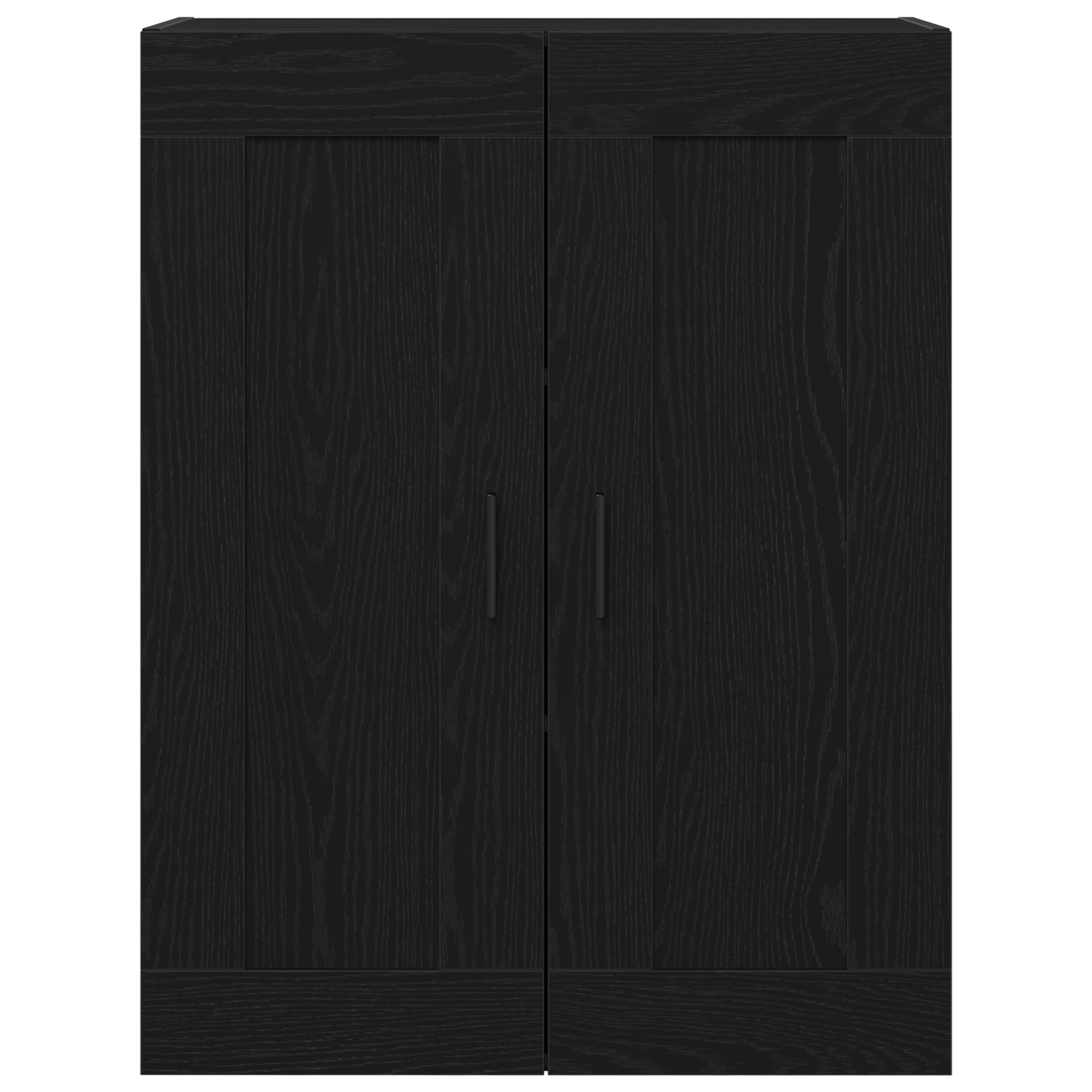 Wall-Mounted Cabinet in Black Oak - 69.5x34x90 cm, Made from Engineered Wood - Image 2