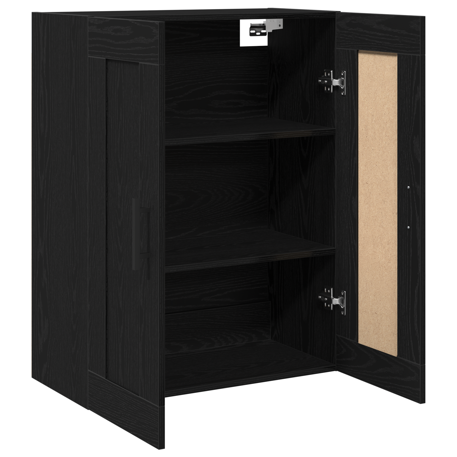 Wall Mounted Cabinet Black Oak 69,5x34x90 cm Engineered Wood - Image 5
