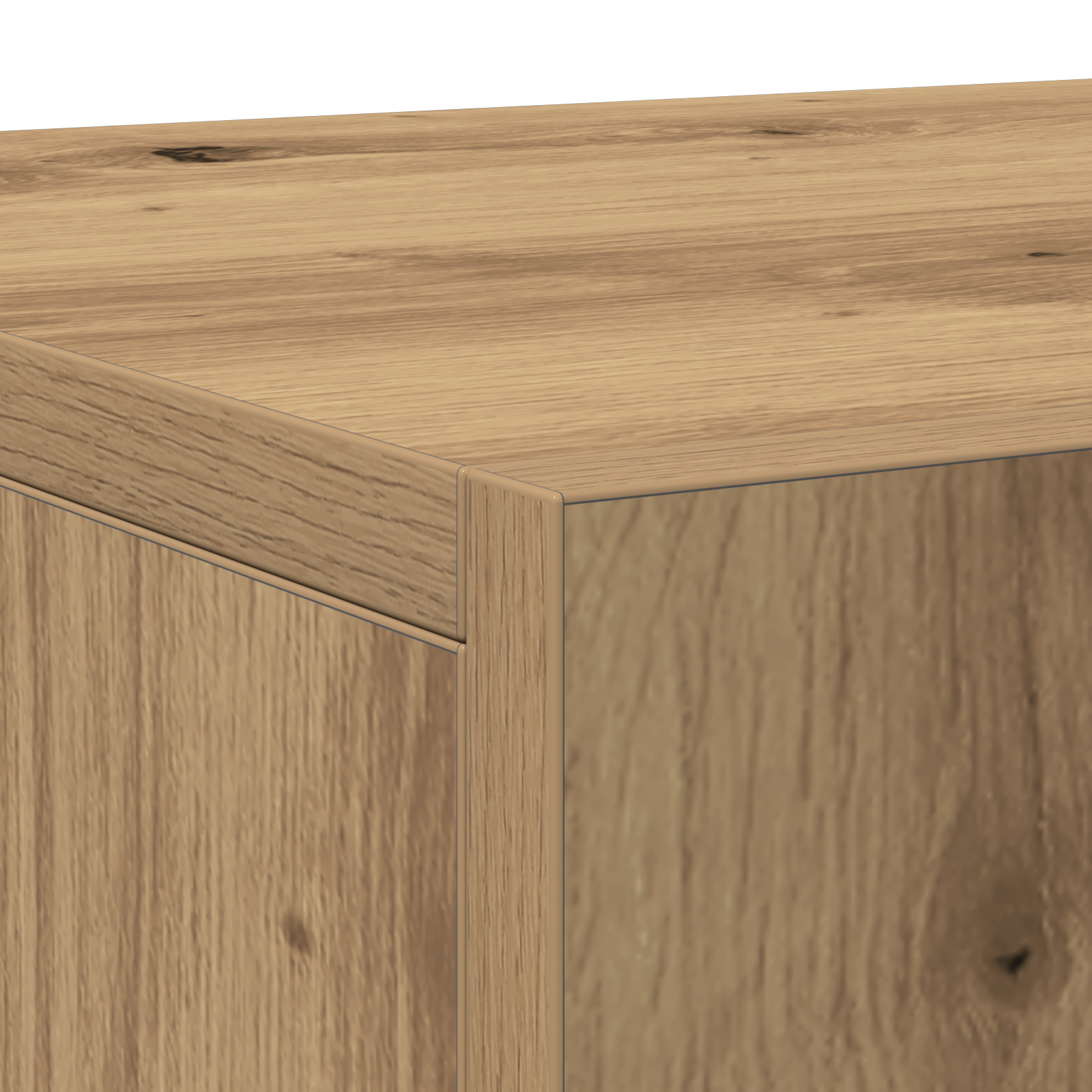 Sideboard with 3 Doors Artisan Oak 90x34x80 cm Engineered Wood - Image 9