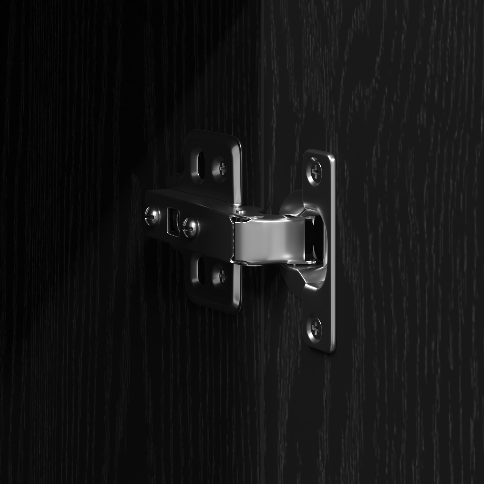 Sideboard with 3 Doors Black Oak 90x34x80 cm Engineered Wood - Image 10