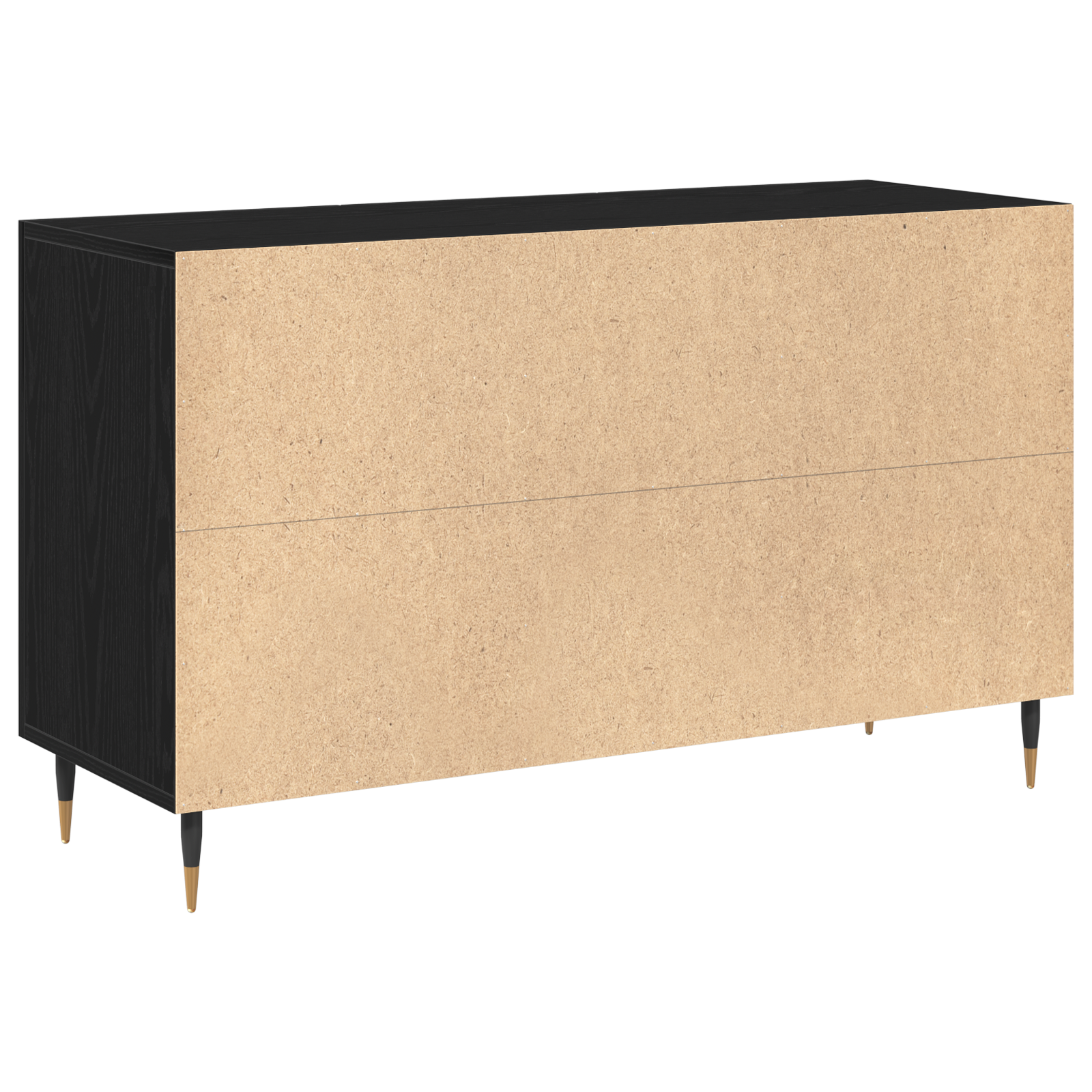 Sideboard Black Oak 100x36x60 cm Engineered Wood - Image 6