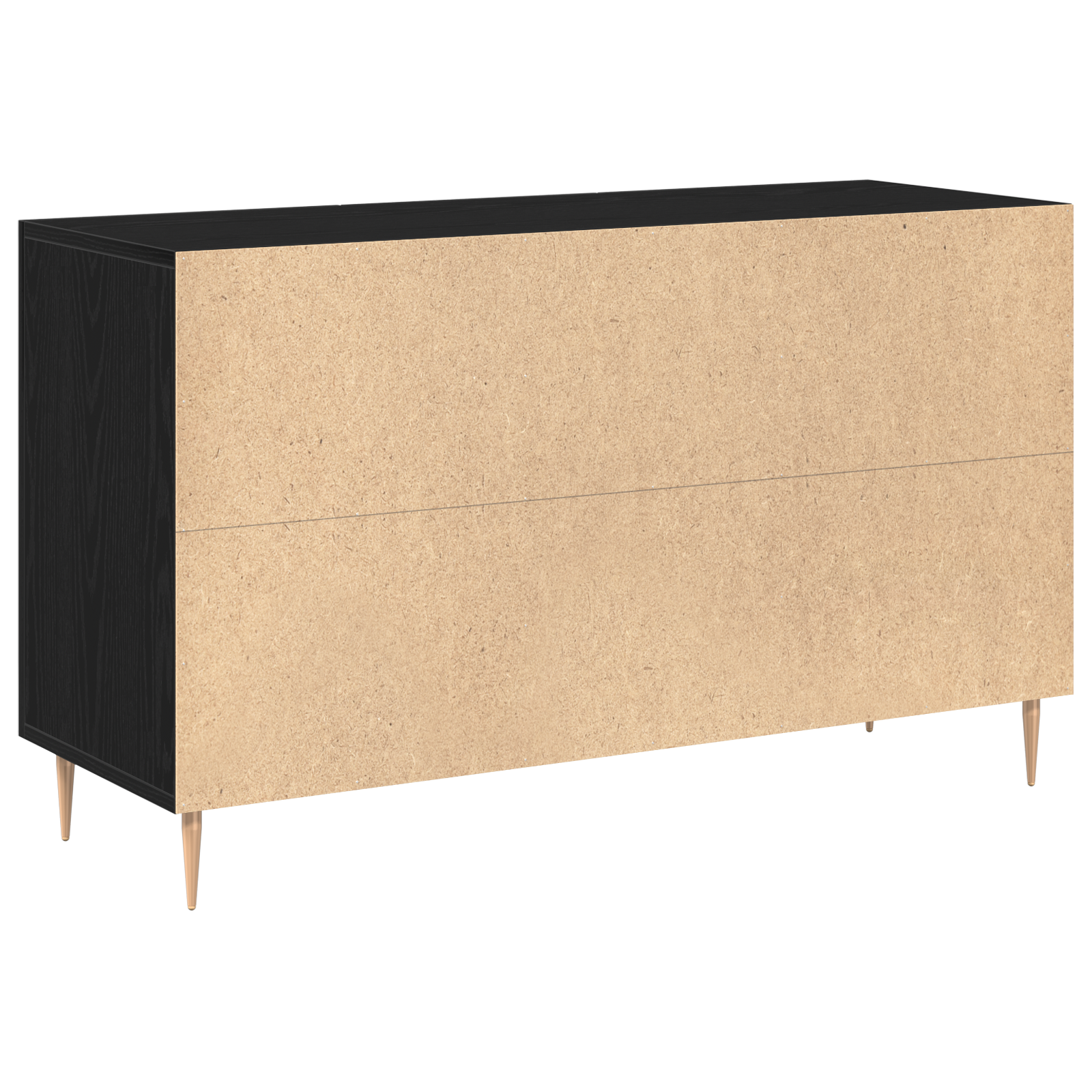 Sideboard Black Oak 100x36x60 cm Engineered Wood - Image 6