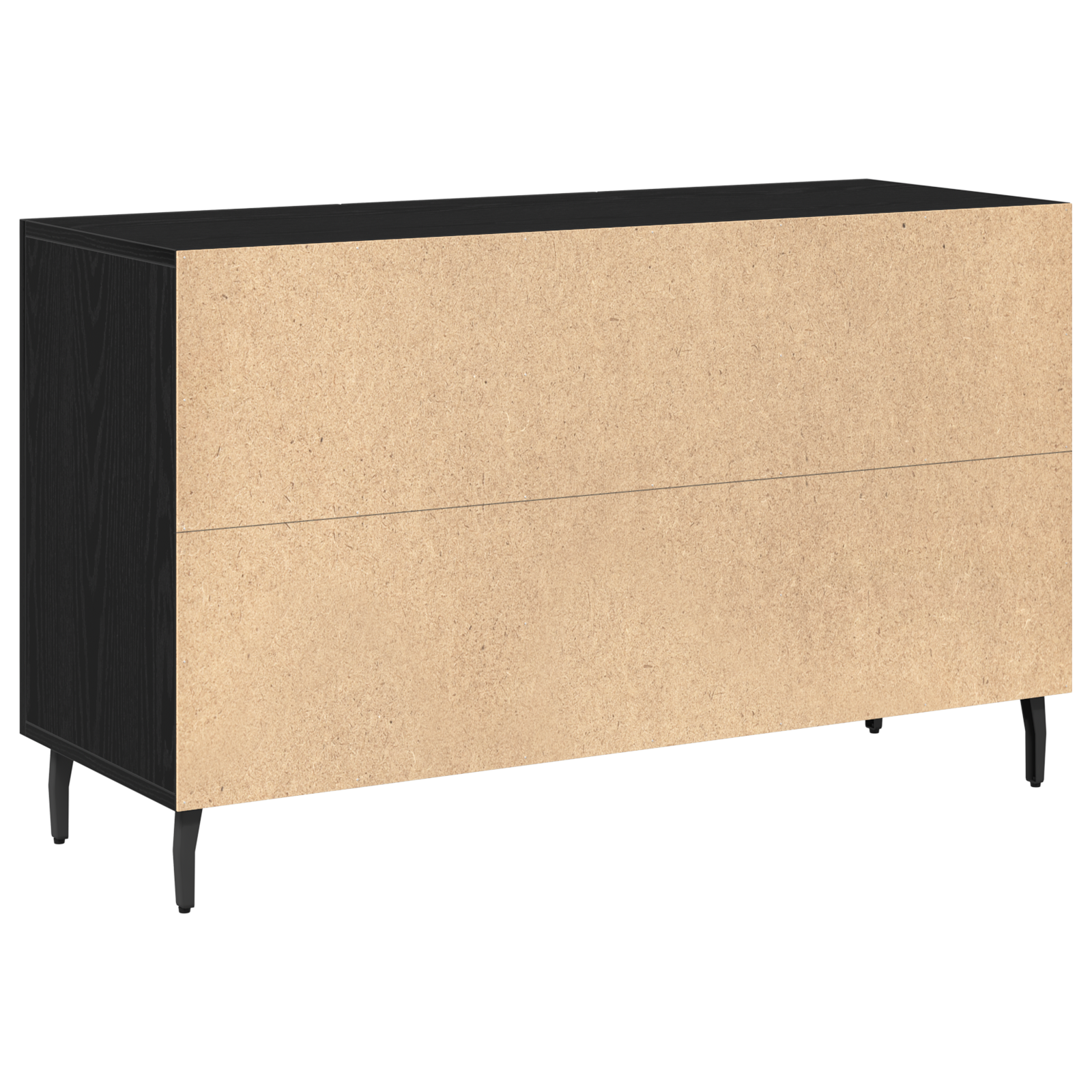 Black Oak Sideboard 100x36x60 cm Made from Engineered Wood - Image 6