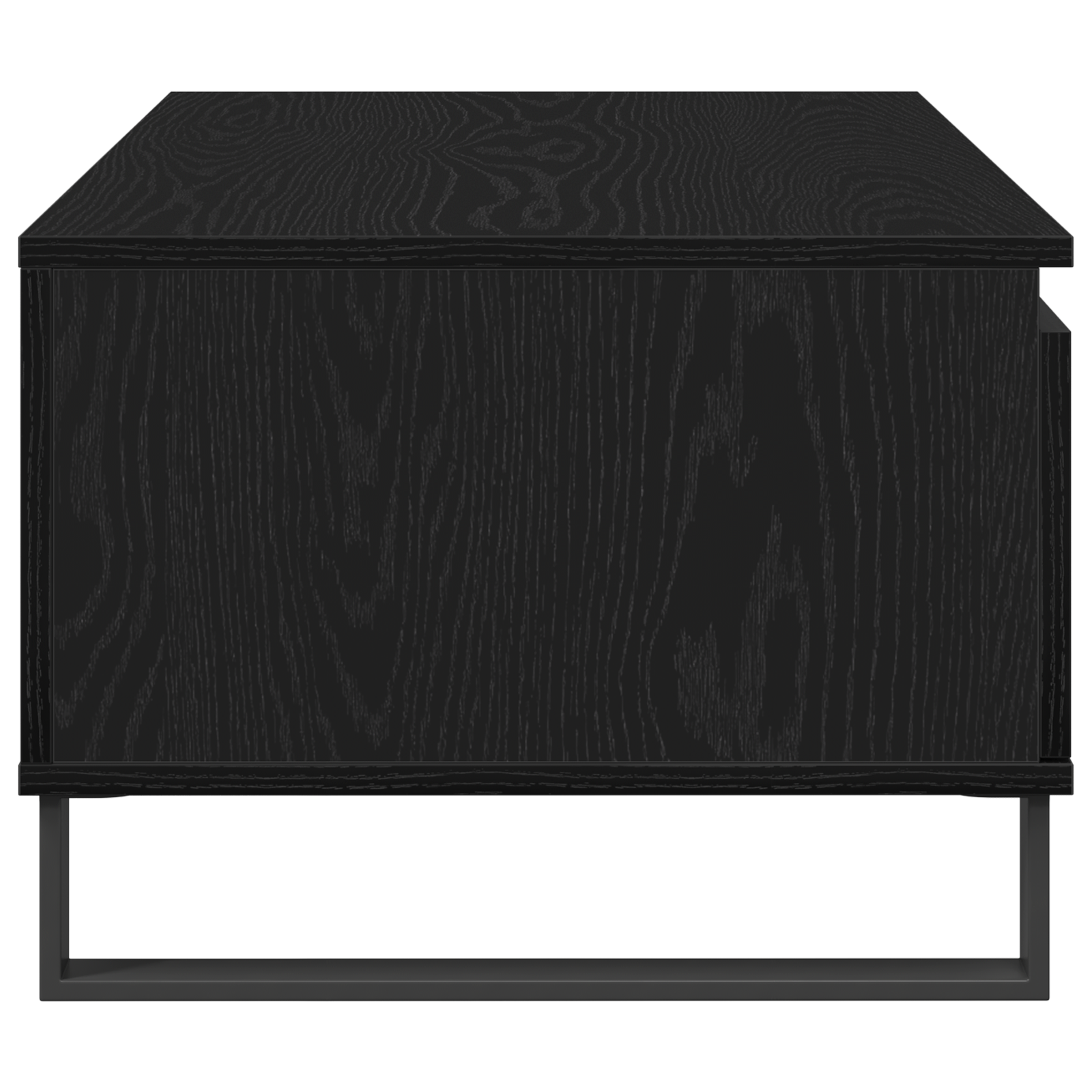 Coffee Table Black Oak 90x50x36,5 cm Engineered Wood - Image 8